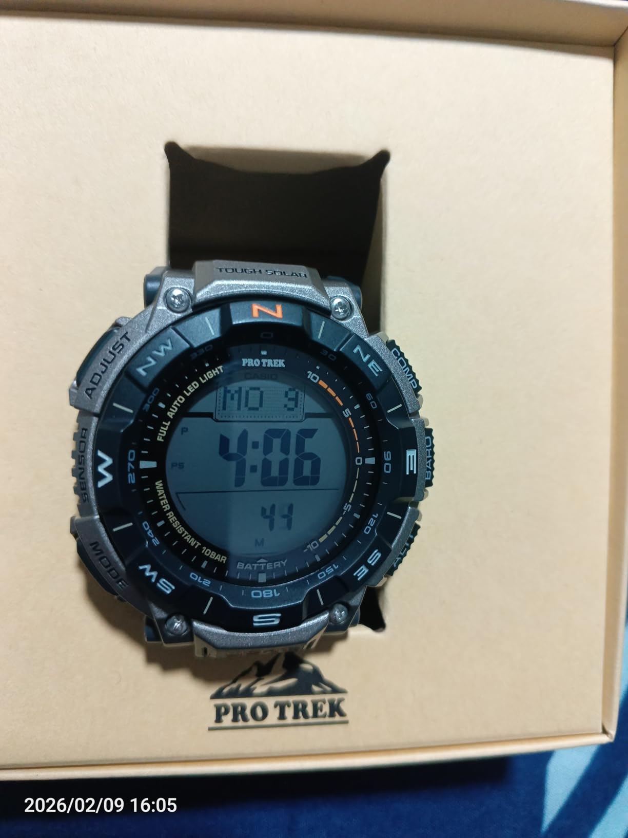 Casio PRG340 Series Pro Trek 100 Meter Water Resistance Compass Alt/Baro-Thermo Tough Solar Power 1-100 SEC Stopwatch Countdown Timer World Time customer photo 1
