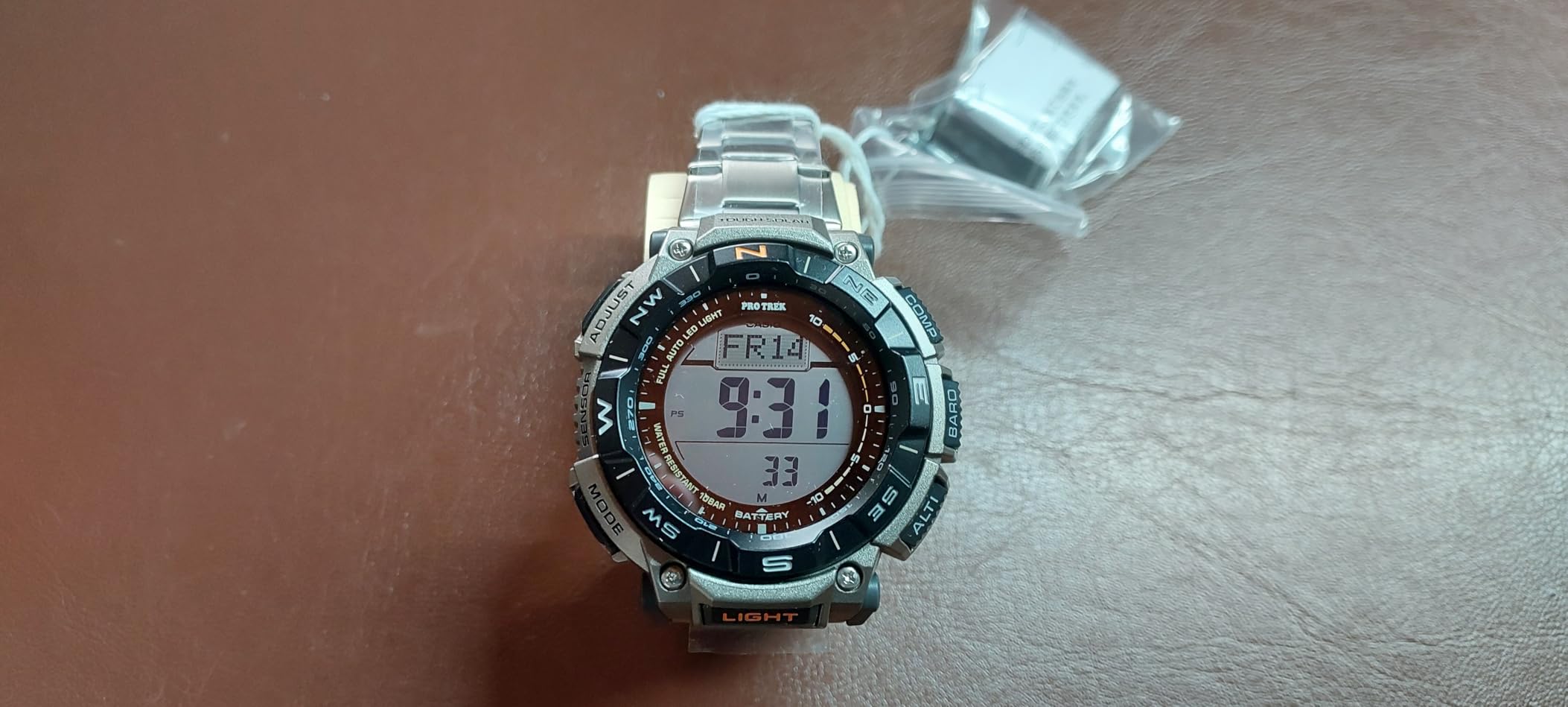 Casio PRG340 Series Pro Trek 100 Meter Water Resistance Compass Alt/Baro-Thermo Tough Solar Power 1-100 SEC Stopwatch Countdown Timer World Time customer photo 2