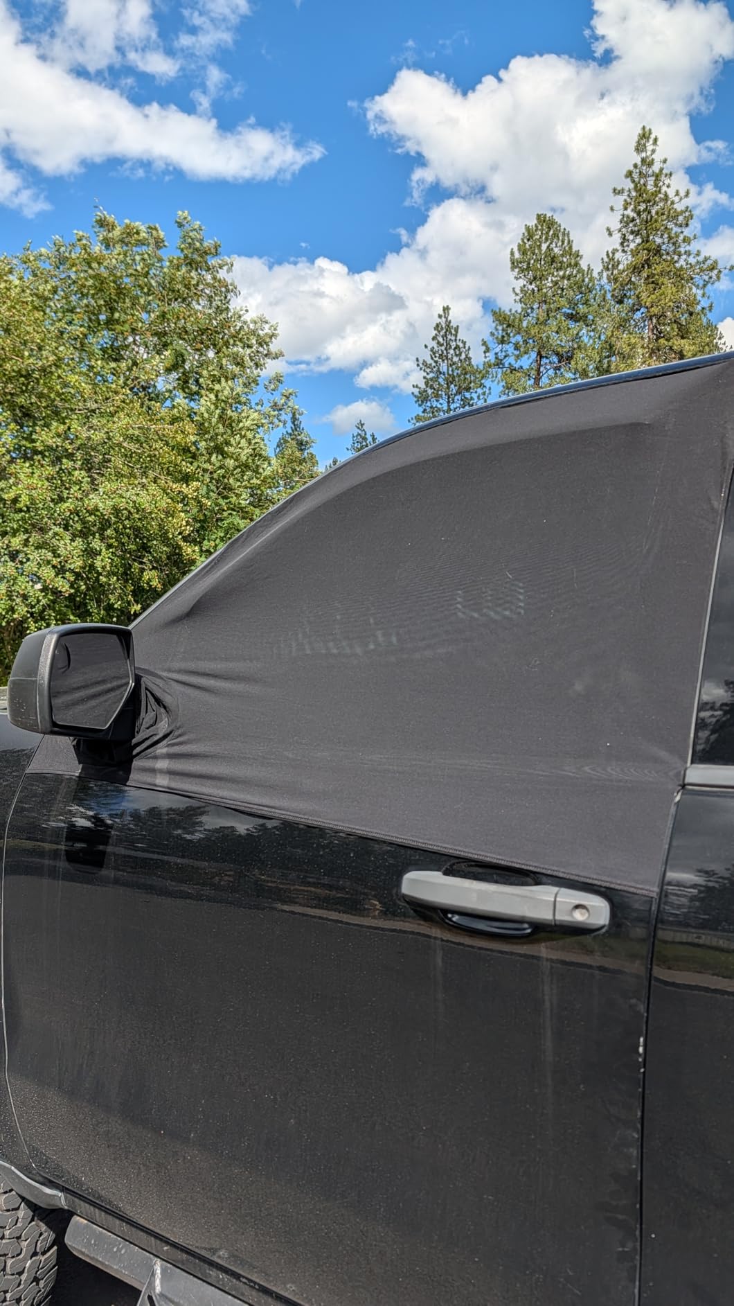 Large SUVs Compact Vans Front Window Screens for Camping Front Window Sun Shade Driver Side Window Bug Screen No Biting Bugs customer photo 1
