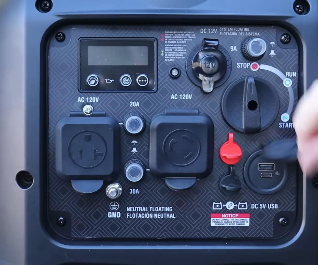 AIVOLT 4300W Inverter Generator Gas Powered Quiet RV Generator for Camping customer photo 2