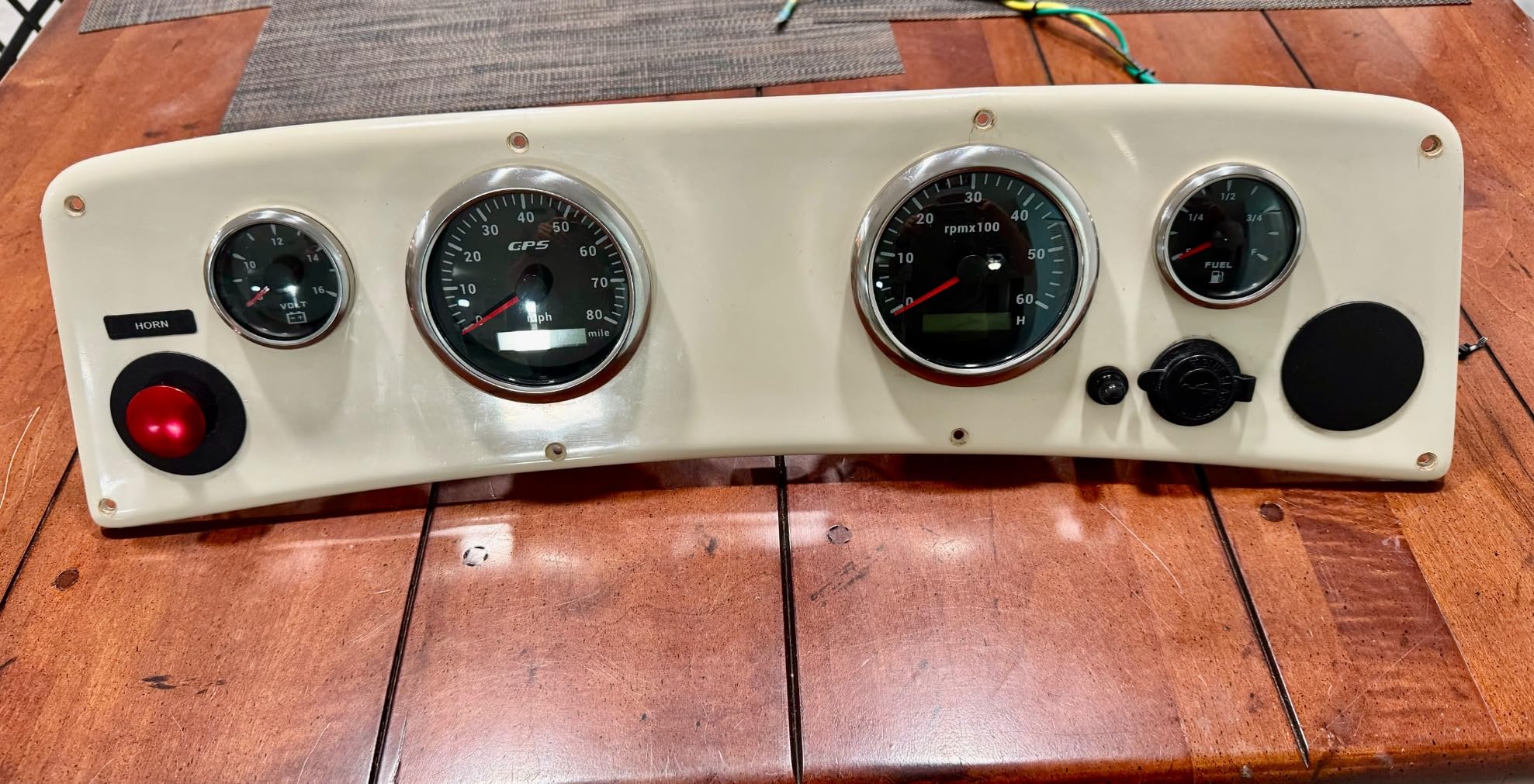 Tachometer Boat Tacometro 85mm 3-3/8