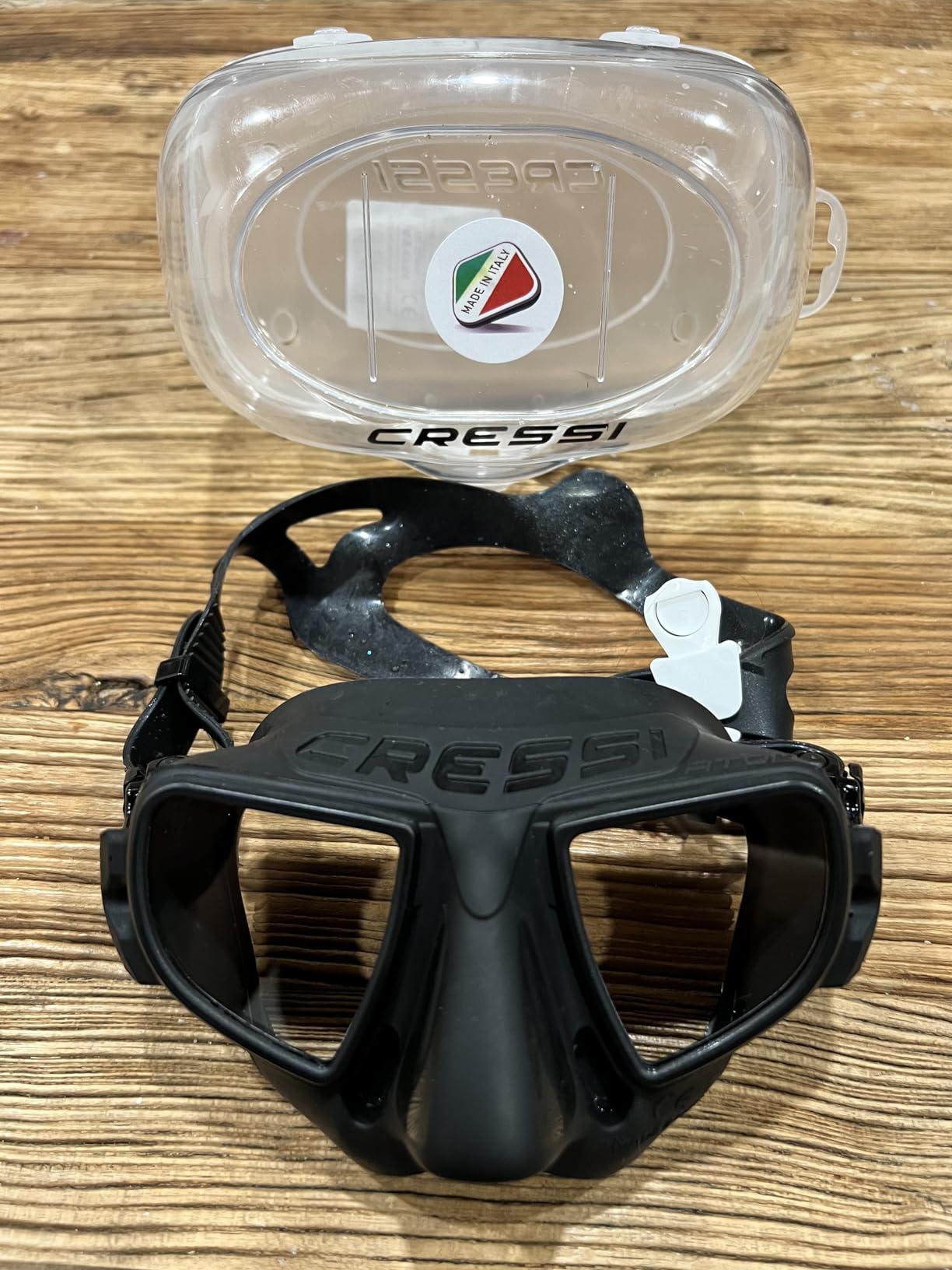 Cressi Frameless Freediving Mask with Reduced Internal Volume and Ergonomic Nose Shape - Atom: Made in Italy customer photo 2