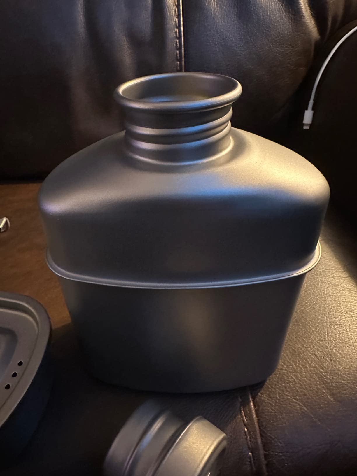GRITR Titanium Canteen Mess Kit - Outdoor Camp Cooking Utensils with Canteen, Mess Tin, Cup, Spork, Nylon Bag customer photo 1