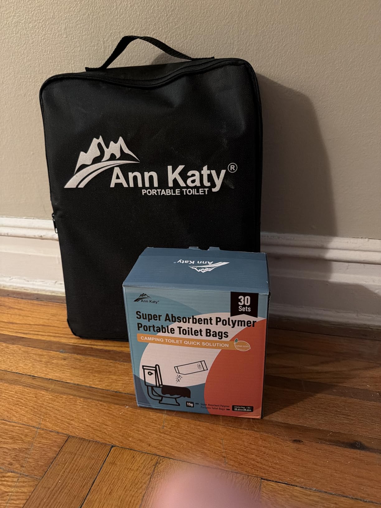Ann Katy Upgrade XL Portable Toilet for Adults, Extra Large Camping Toilets customer photo 2