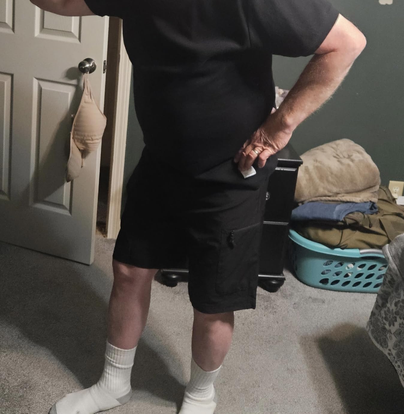 Men's Hiking Cargo Shorts: Quick Dry Lightweight with 6 Pockets customer photo 1