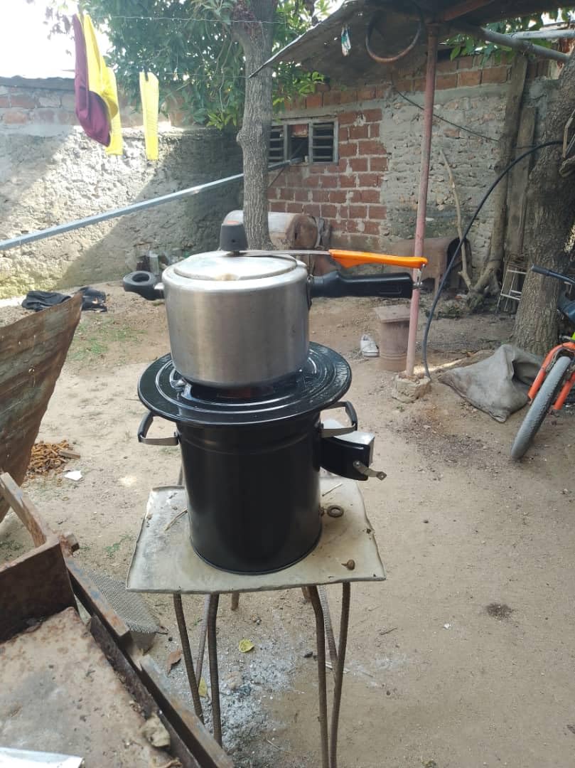 Onlyfire Cast Iron Rocket Stove - Portable Wood Burning Camp Stove | Outdoor Cooking, Patio, Survival - Heavy Duty, High Fuel Efficiency, Low Smoke, Supports Pots & Dutch Oven customer photo 1