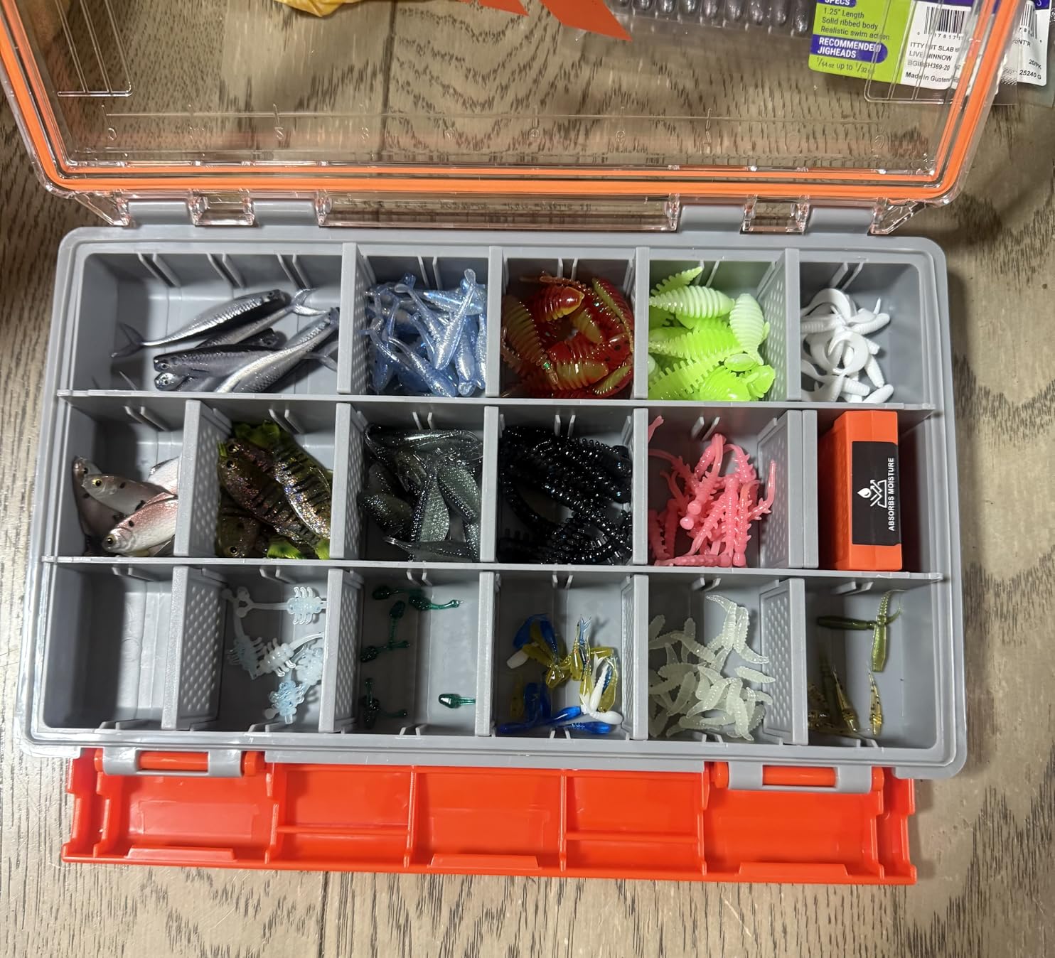 KastKing HyperSeal Waterproof Tackle Box, 3600 and 3700 Tackle Trays, Fishing Tackle Box Organizer with Removable Dividers, Lure Box and Terminal Tackle Storage customer photo 2