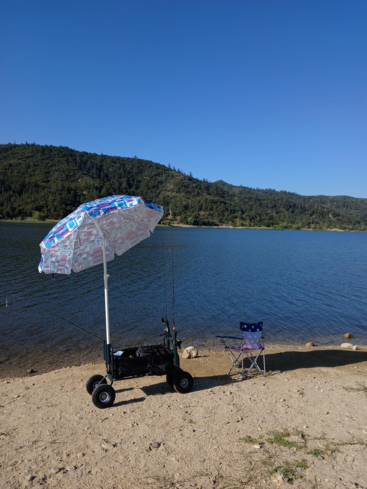 GDLF Fishing Cart Beach Carts Heavy Duty Foldable Collapsible Wagon with Big Wheels and Rod Holders customer photo 1