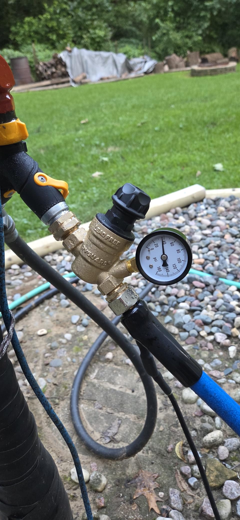 RVGUARD RV Water Pressure Regulator Valve With An Adjustable Knob, Tool-Free, CSA Approved, Lead-Free Brass Water Pressure Reducer with Gauge and Inlet Screen Filter for RV Camper Travel Trailer customer photo 2
