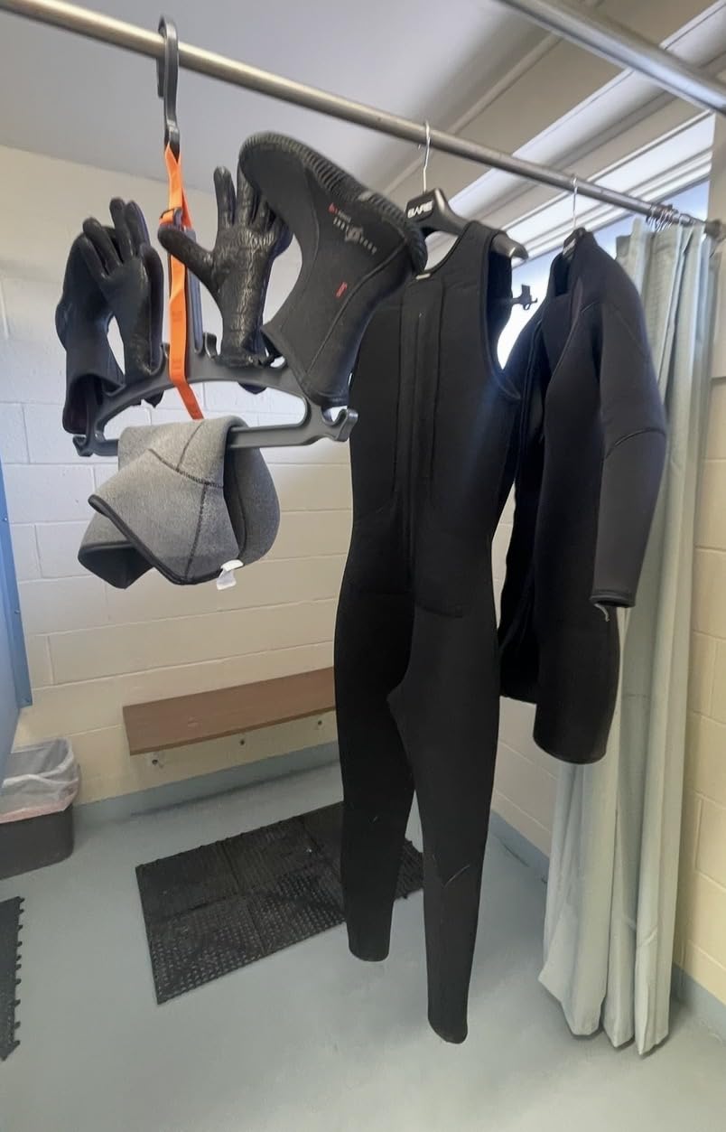 Wetsuit Hanger by C-Monsta | Quick Drying | Heavy Duty | Effective & Versatile | Wetsuit Hanger for Wetsuit, Gloves and Boots. Perfect for Surfing, Paddleboards, Divers+ (V2 Grey) customer photo 1
