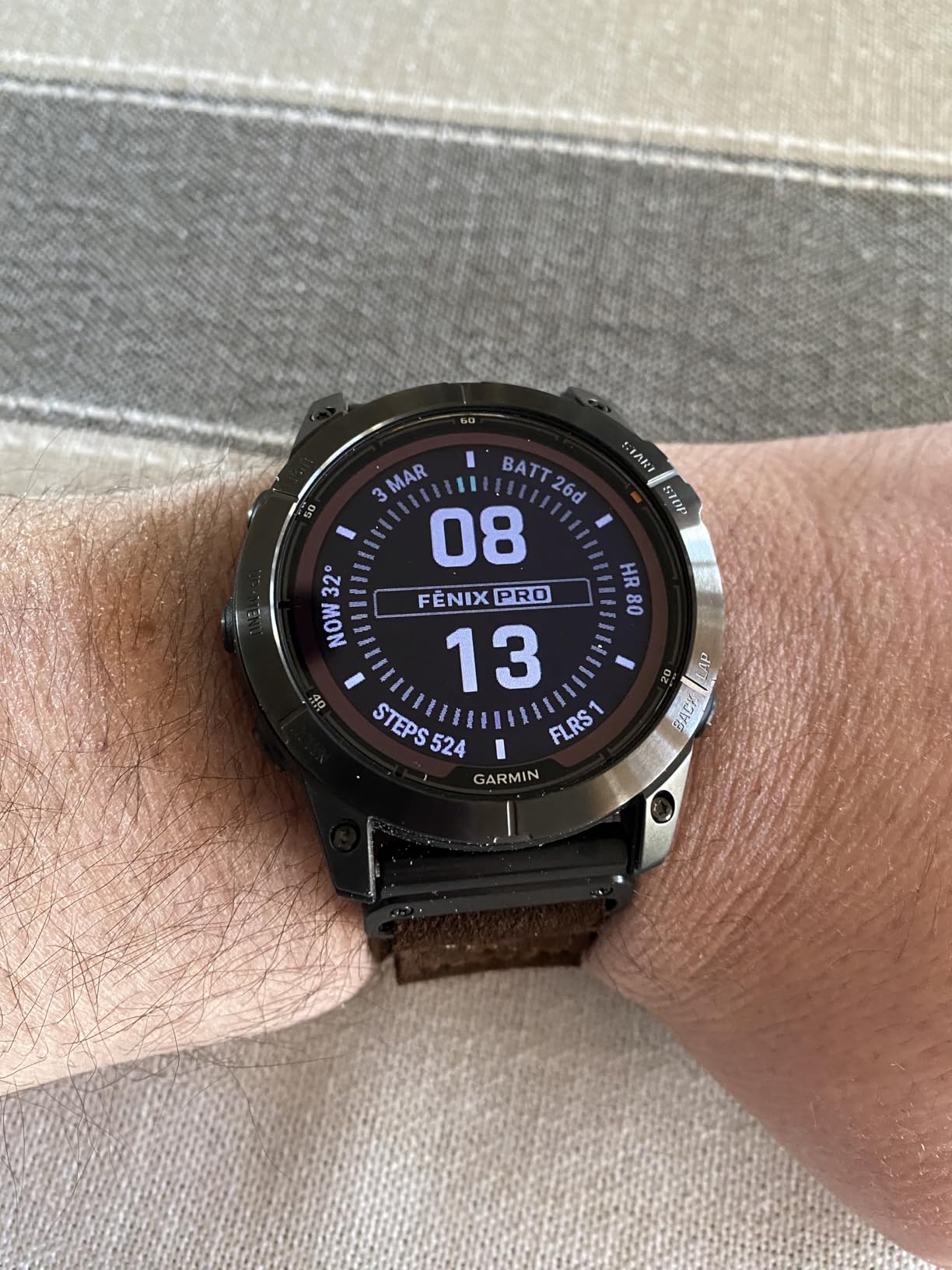 Garmin fēnix 7X Pro Solar, Multisport GPS Smartwatch, Built-in Flashlight, Solar Charging Capability, Black customer photo 2