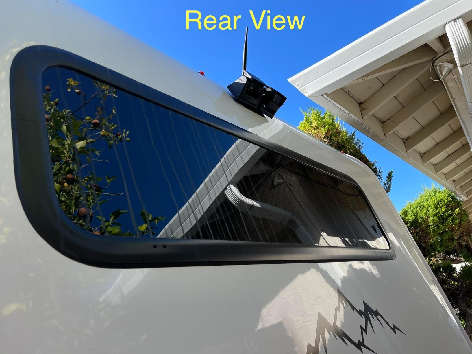 Magnetic Solar Wireless Backup Camera HD1080P 3 Mins DIY Installation DVR 7 IPS Monitor Rechargeable Reverse Camera System for Hitching Gooseneck Horse Trailer Fifth Wheels/Car RV Camper Pickup customer photo 2