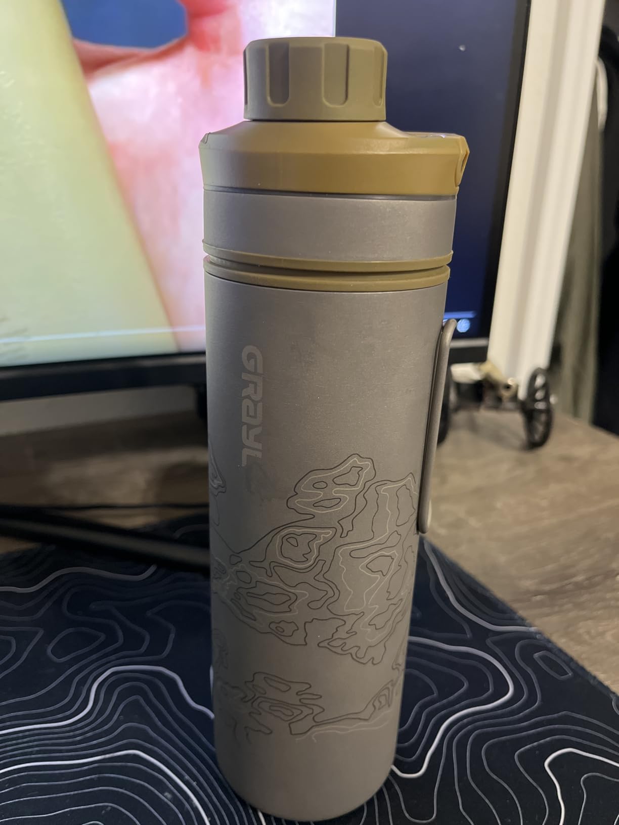 GRAYL UltraPress Titanium Water Purifier & Filter Bottle customer photo 2
