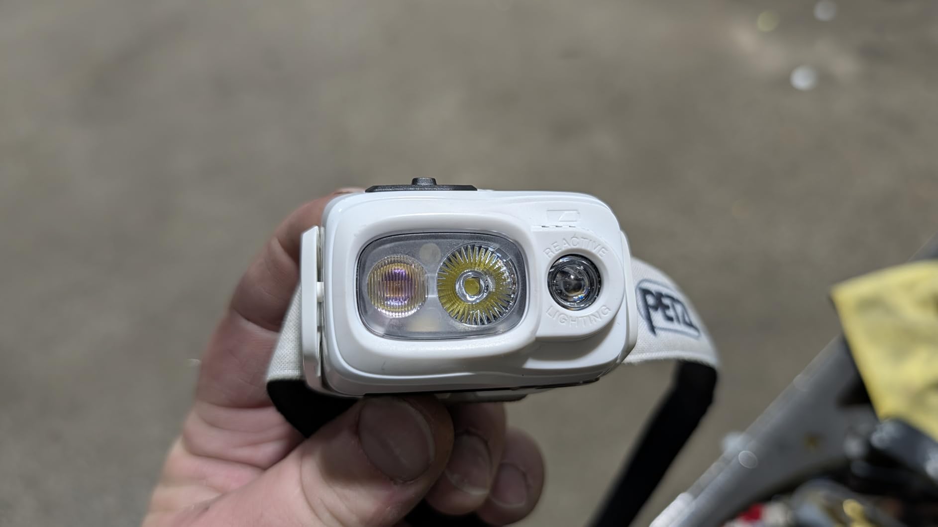 Petzl Swift RL Headlamp - Orange | Lightweight & Rechargeable, 1200 Lumen Light customer photo 2