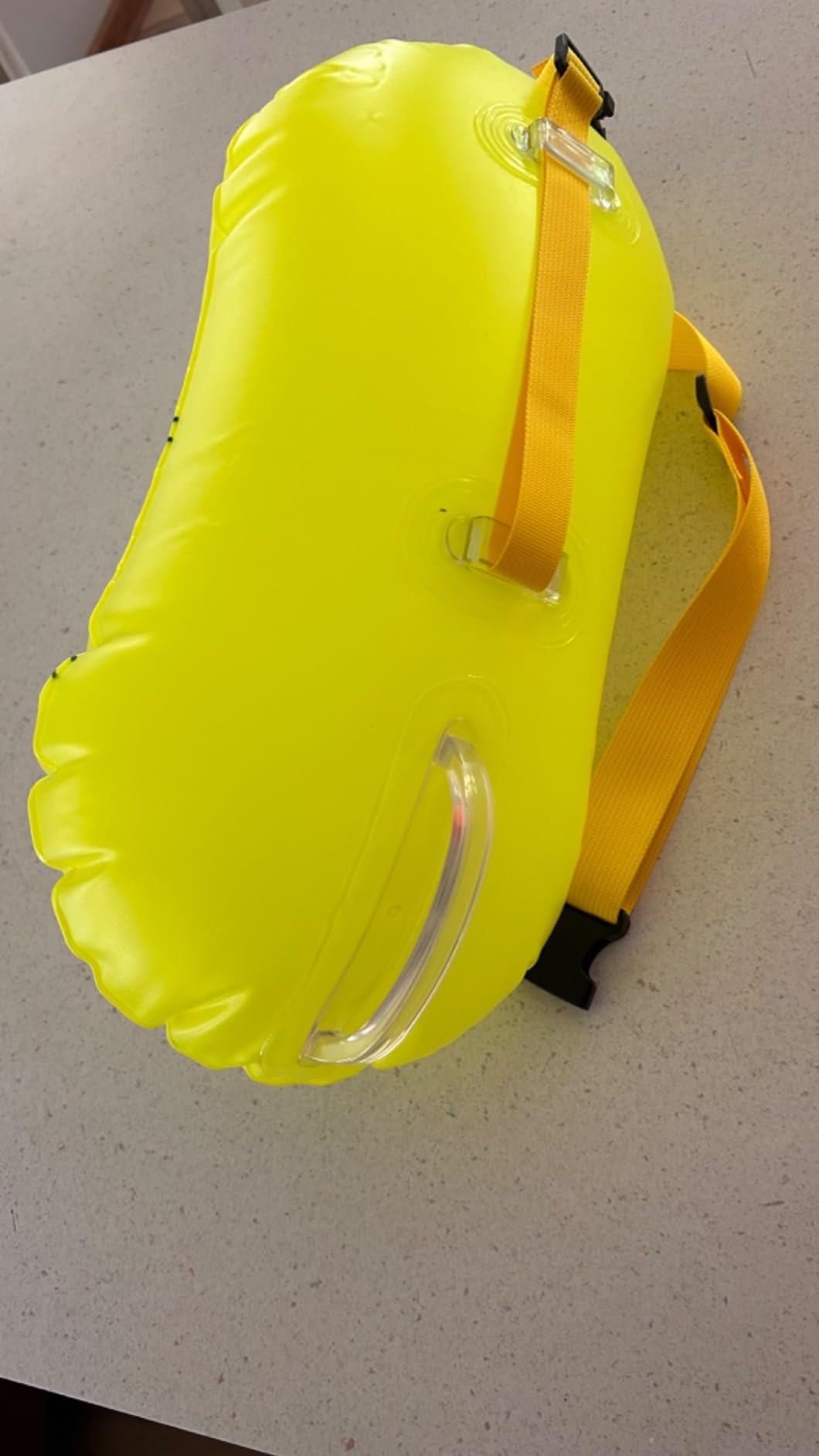 Sunlite Sports Swim Buoy Premium Quality, Highly Visible Waterproof Safety Marine Float Training for Open Water Swimming, for Swimmers, Triatheletes, Kayakers, Snorkelers, Throwable Flotation Device for Adults customer photo 1