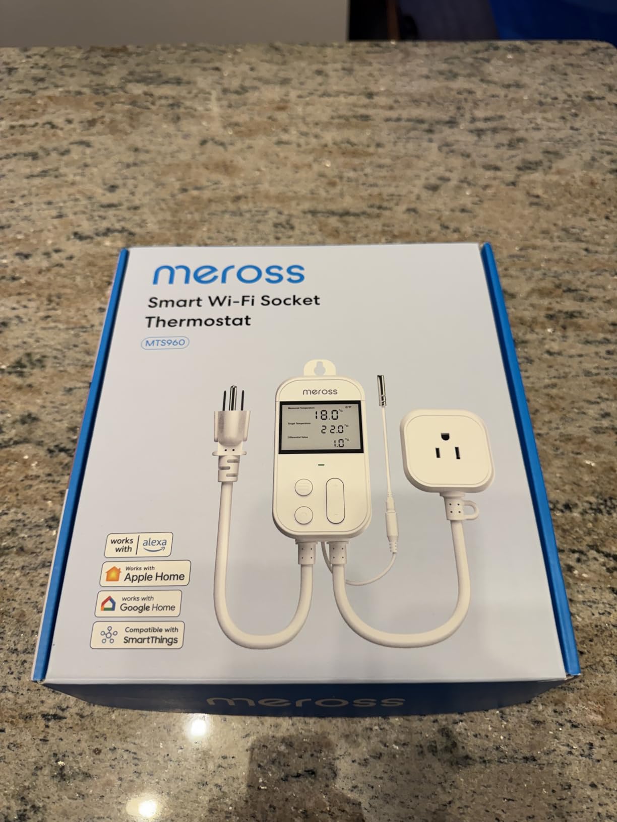 meross Smart Temperature Controller-Apple HomeKit Support, 15A 1800W | Work with Alexa, Google Home, SmartThing, Easy to Use, for Heating Cooling, HomeBrew, Fermentation, Reptiles, GreenHouse customer photo 2