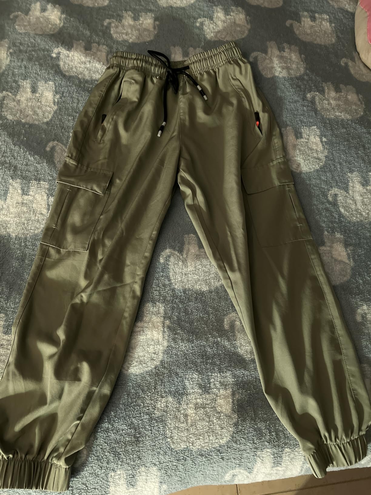 Boy's Cargo Joggers Pants Youth Quick Dry Hiking Lightweight Pants for Sports Outdoor with Zipper Pockets customer photo 1