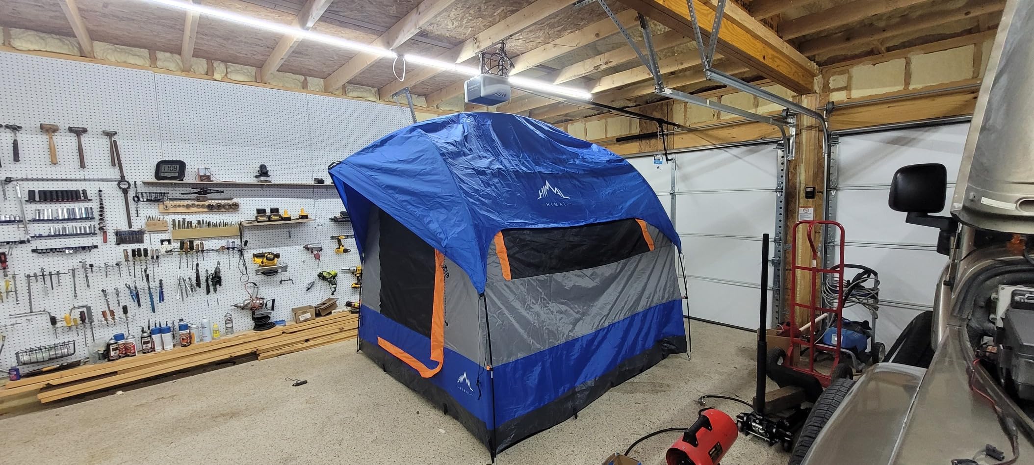 GoHimal SUV Tent for Camping, 8' W x 8' L x 7.2' H, for 5-8 Person, Green | Waterproof PU3000mm, Spacious Double Layer Design, Includes Rainfly and Storage Bag, 4-Season for Family Outdoor Adventures customer photo 2