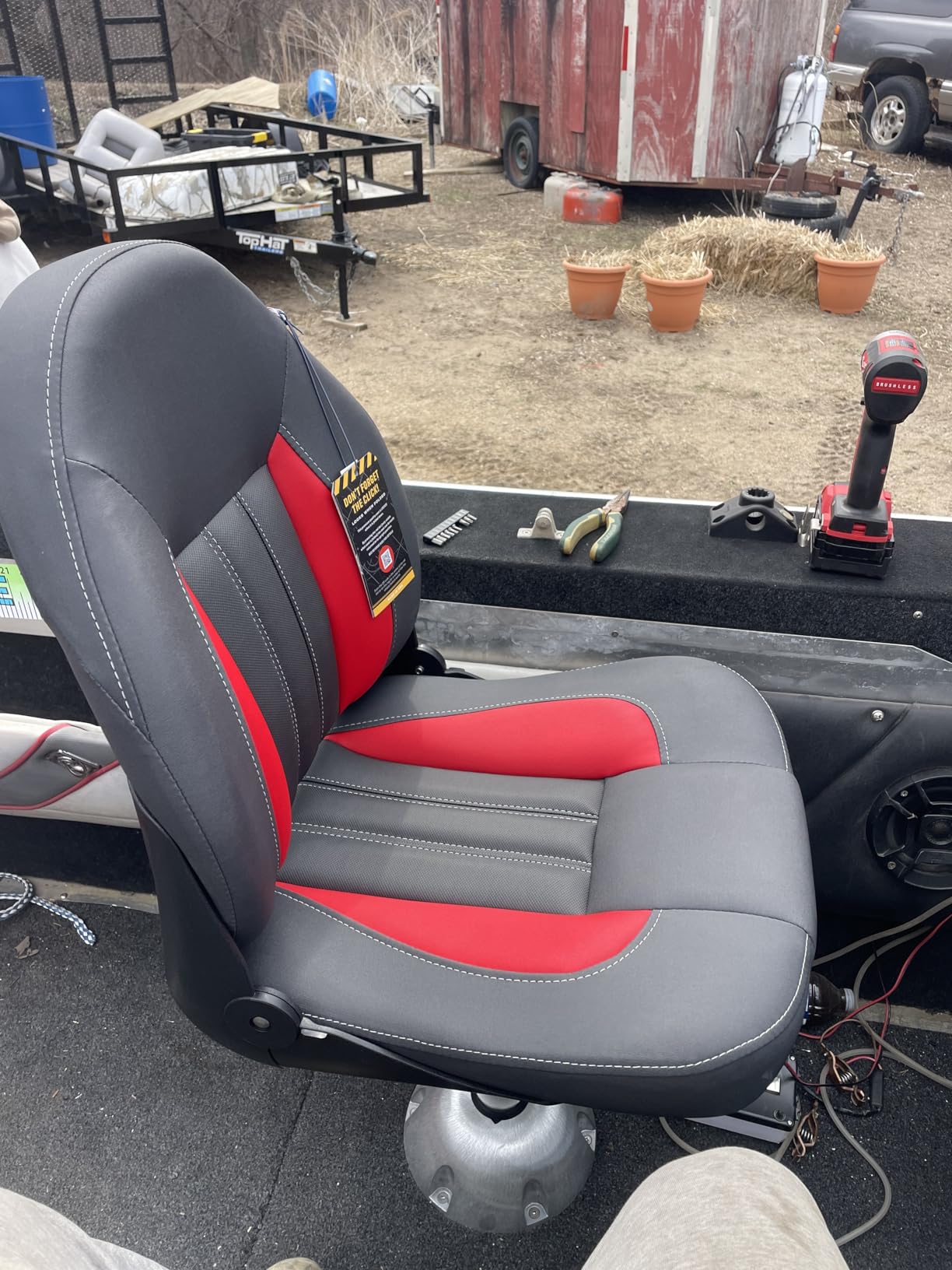 TEMPRESS ProBax Orthopedic Limited Edition Boat Seat (OD Green/Black/Carbon) customer photo 1