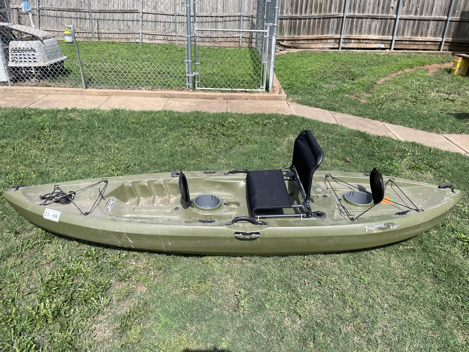 Lifetime Kayak Seat Replacement Upgrade Kit for Tamarack Tahoma Tioga Spitfire Kenai - Foldable Back Support with Cushioned Base - Seat and All Hardware customer photo 1