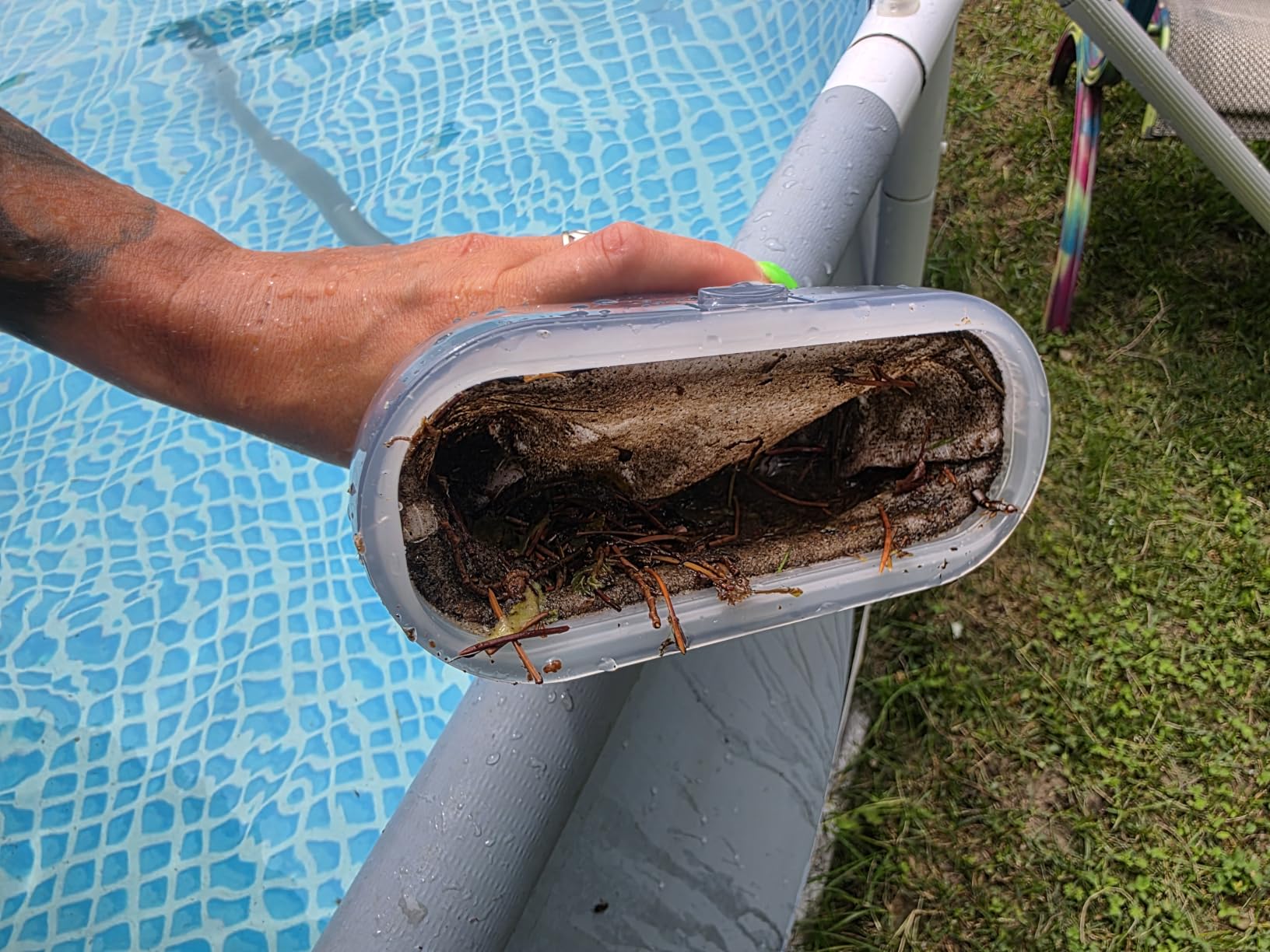 Rechargeable Pool & Spa Hot Tub Vacuum Cleaner - Dual Mode & Magnetic Drive System, 25µm Ultra Fine Mesh Filters for Hot Tub, Small Above Ground Pools - 70 Mins customer photo 1