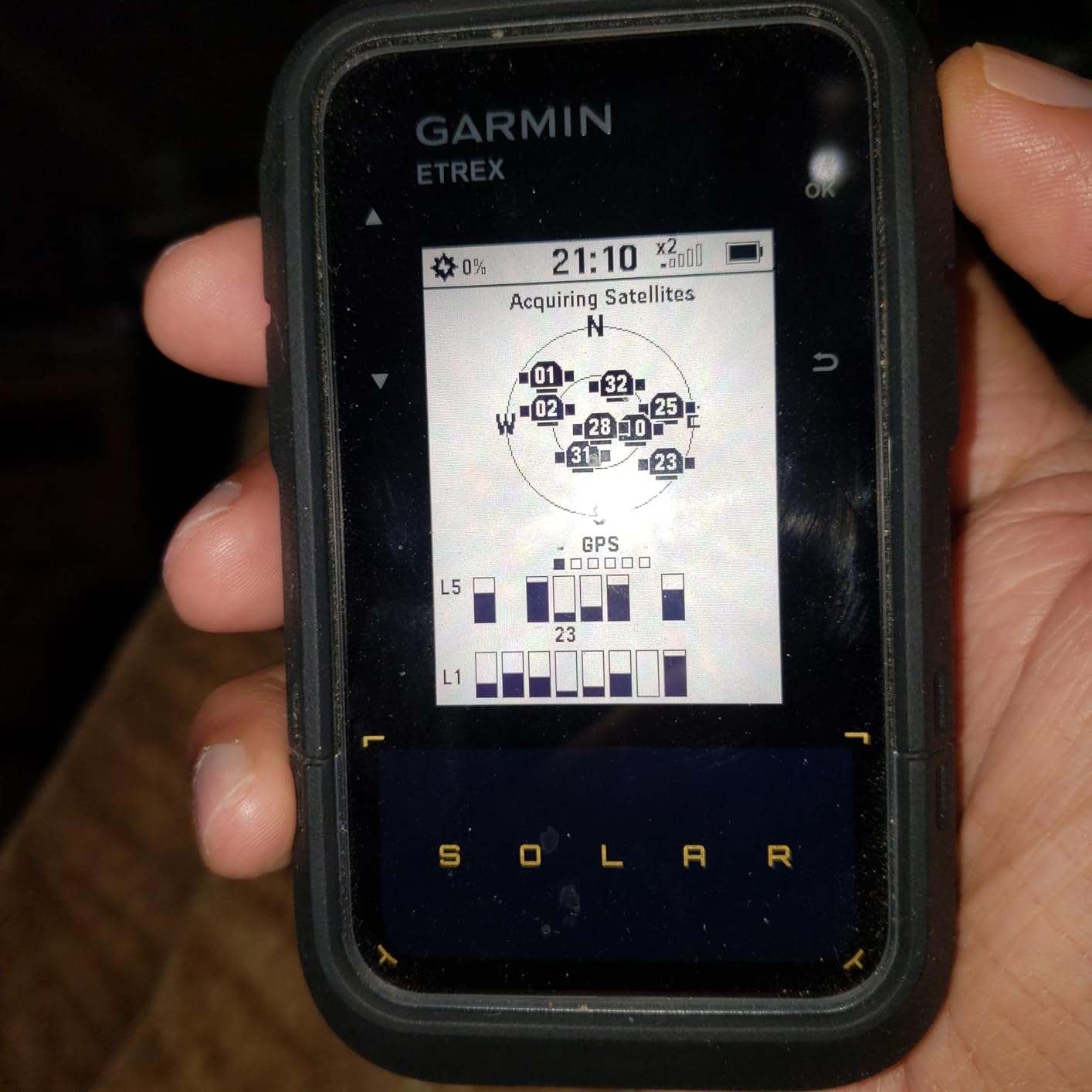 Garmin eTrex® Solar, Rugged & Easy-to-Use GPS Handheld customer photo 1