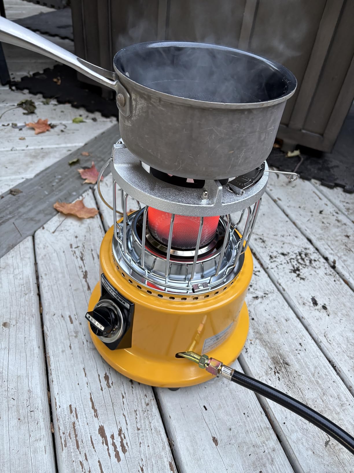 2 in 1 Propane Heater & Stove, 13000 BTU Portable Propane Heater with Handle customer photo 1