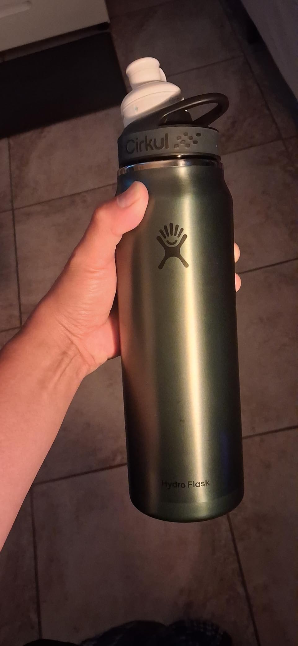 Hydro Flask 40 Oz Lightweight Trail Series Wide Flex Cap Serpentine - Hiking Water Bottle, Vacuum Insulated Stainless Steel, Designed for Backpacking and Trail Use customer photo 2