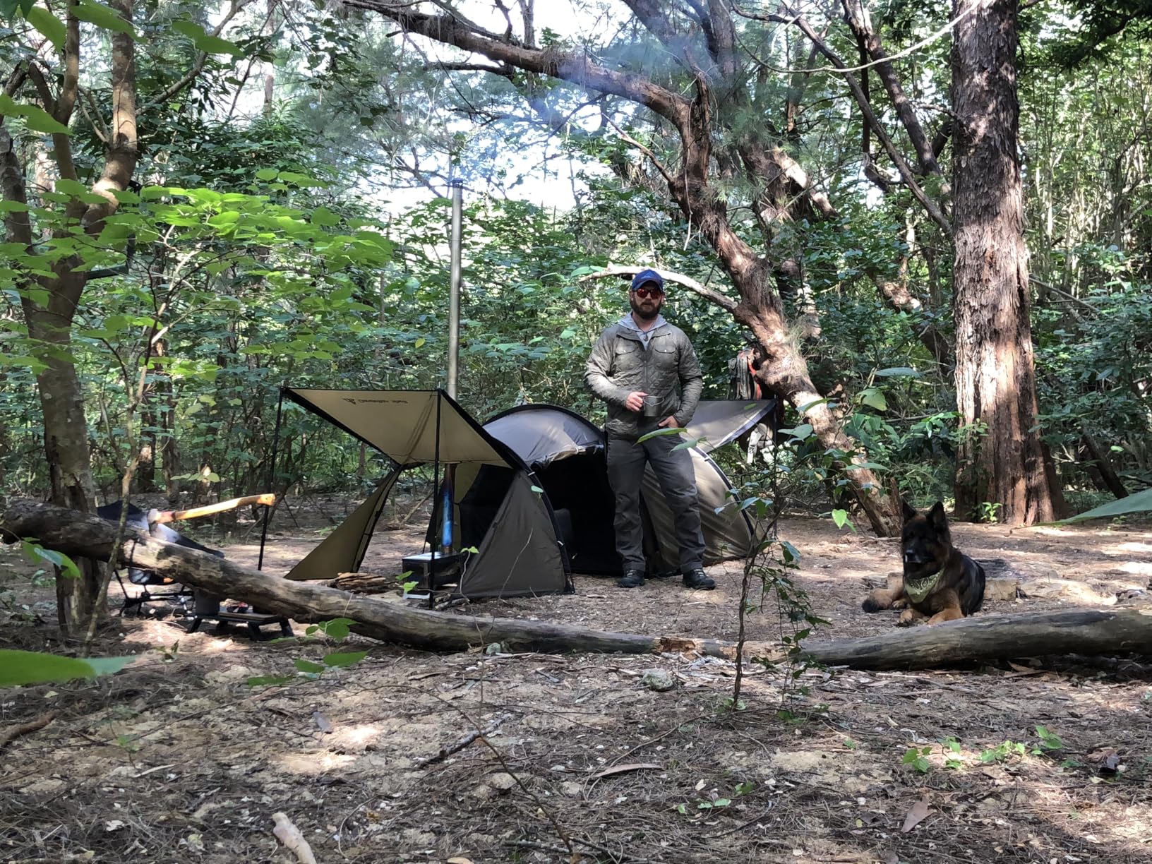 4 Season Camping Hot Tent with Stove Jack for 1-6 Person | Windproof, Waterproof Hot Tent with Stove Jack and Snow Skirt for Camping, Hiking, Backpacking and Outdoor Adventures customer photo 1