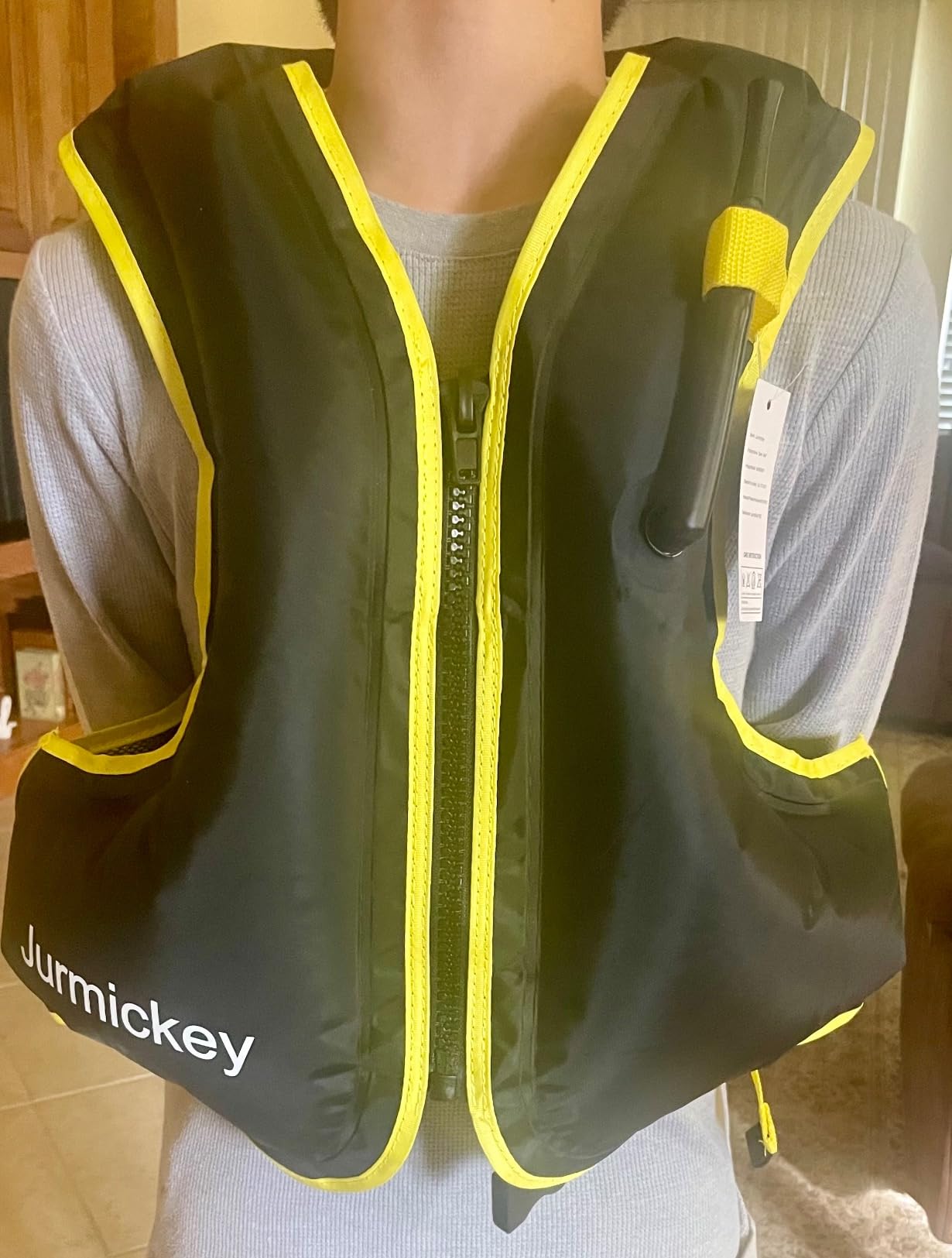 Snorkel Vest for Adults, Inflatable Snorkeling Vest for Men & Women, Portable Swim Jacket & Buoyancy Vest for Snorkeling, Swimming, Kayaking, Boating customer photo 1
