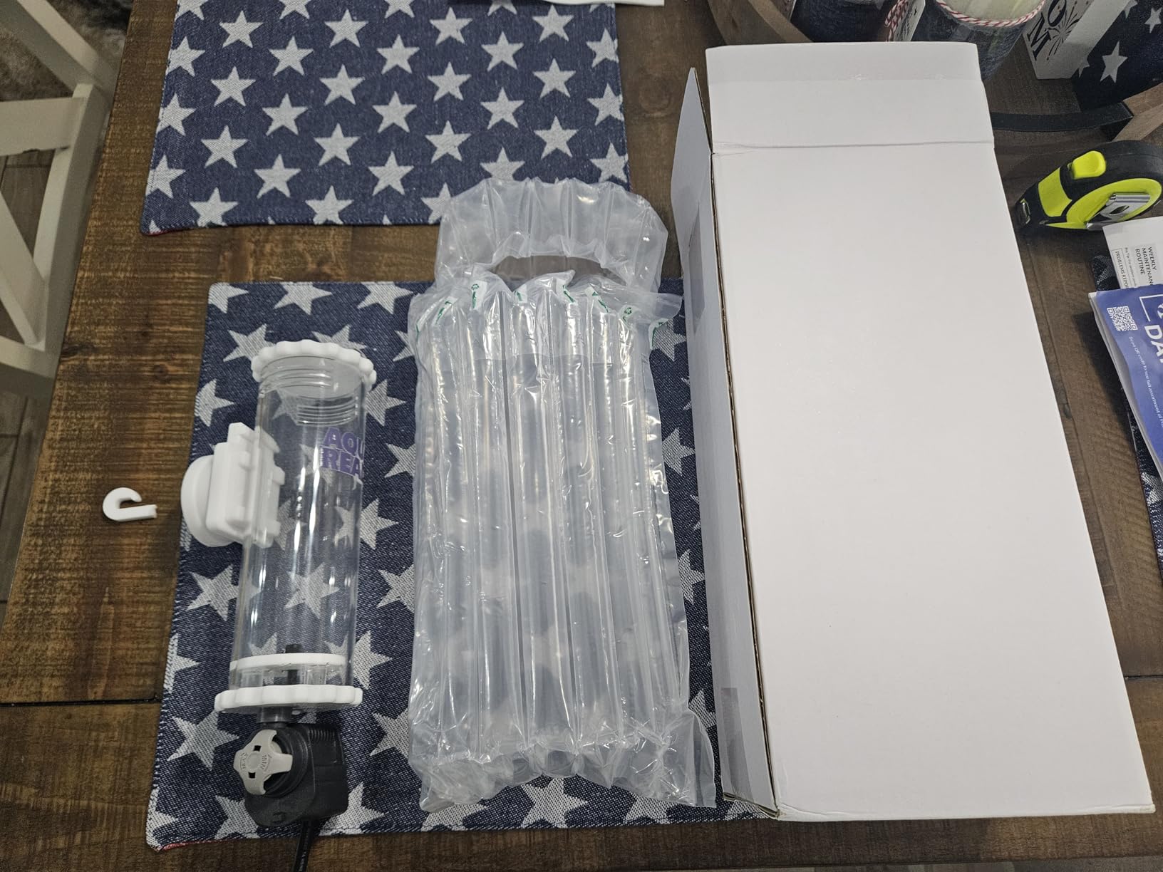 AquaReady in Tank Media Reactor for Saltwater and Freshwater Aquarium Filtration, Includes Adjustable Pump, Efficient Up-Flow Design, Low Profile Magnetic Mount customer photo 1