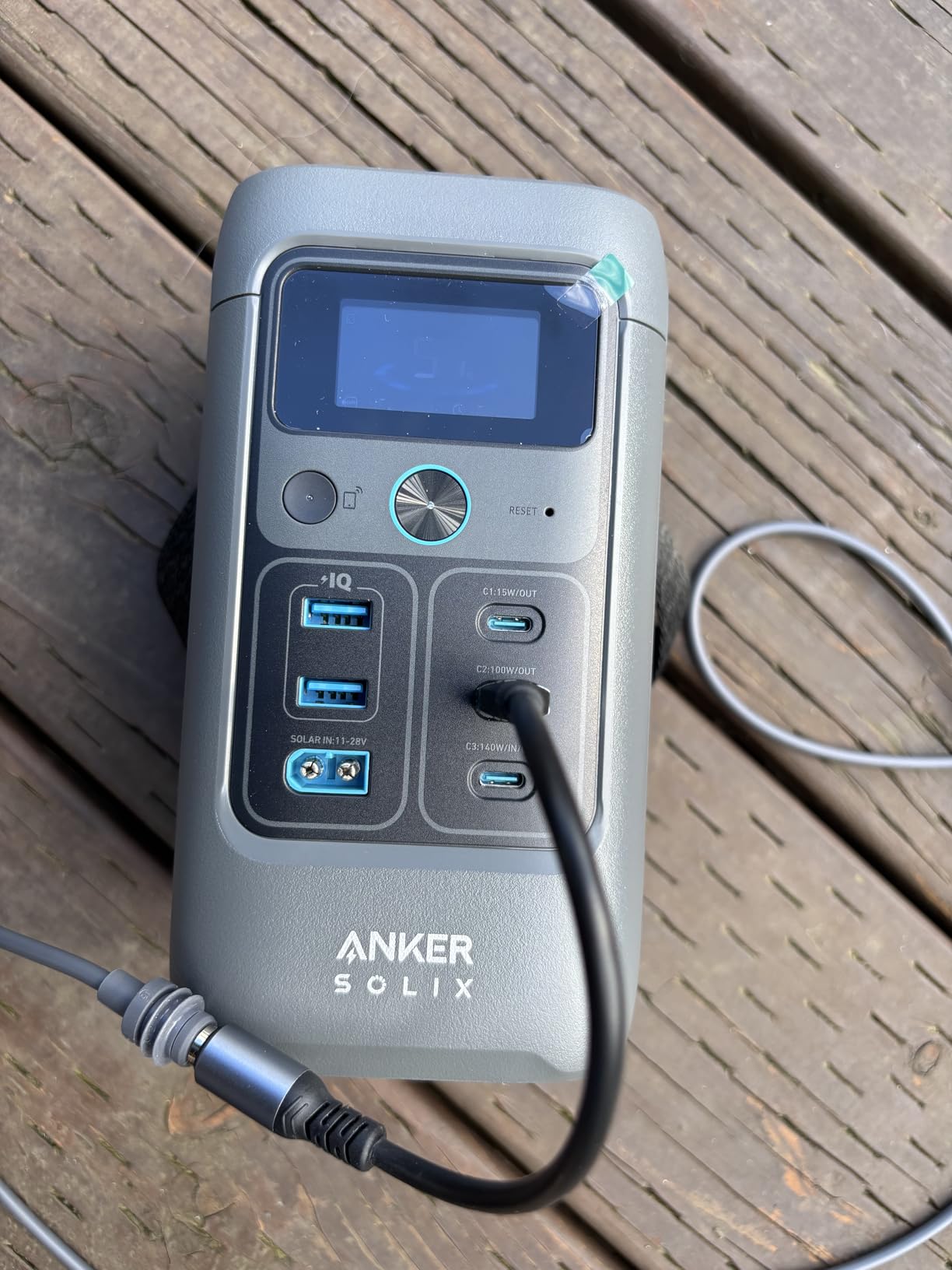 Anker SOLIX C200 DC Portable Power Station, 192Wh, 200W, Outdoor Camping | 192Wh LiFePO4 Battery, 200W Solar Generator for UPS, Outdoor, Travel, and Emergency Use (No Wall Charger Included) customer photo 1