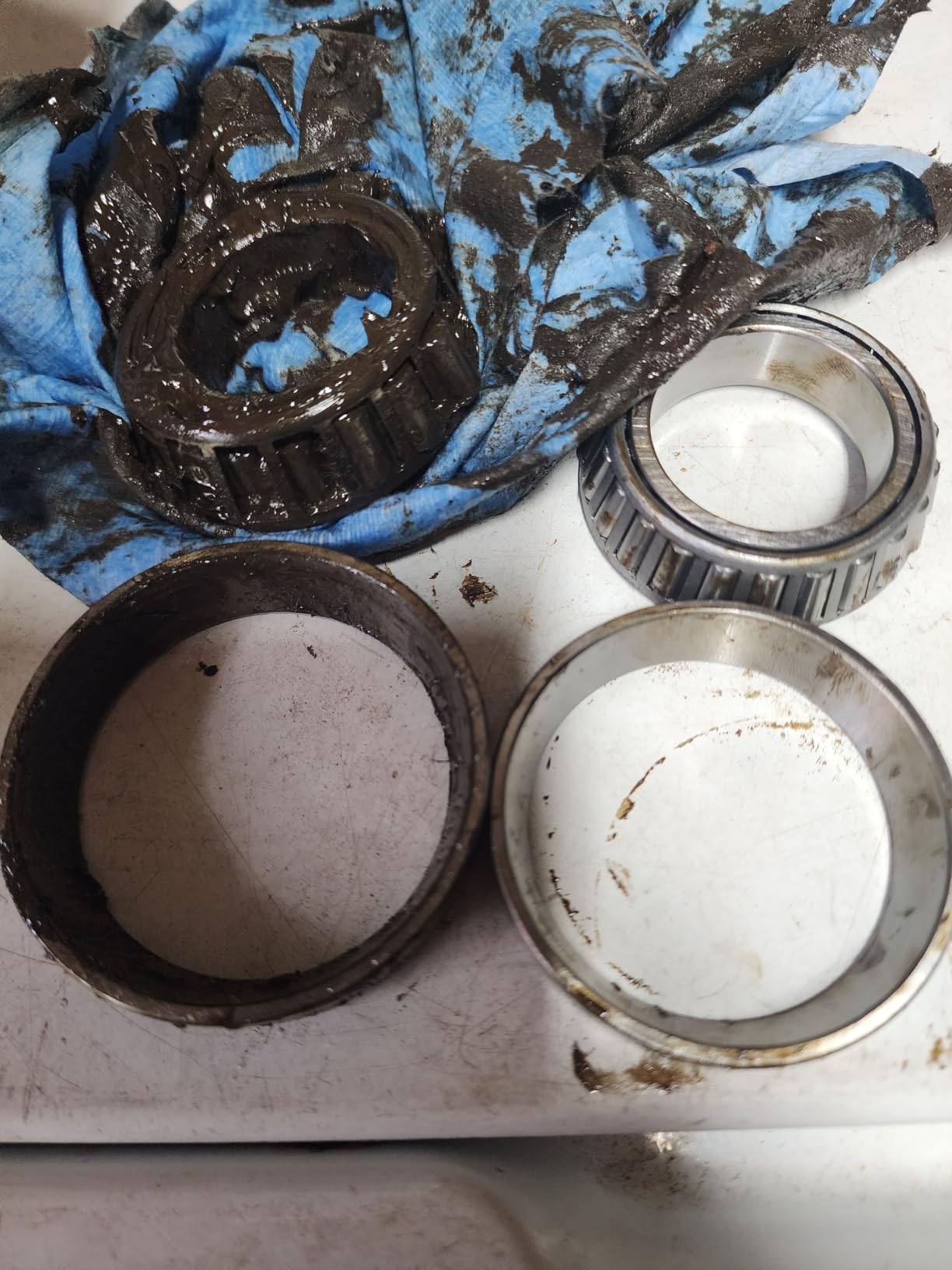 2 Sets 3500lb Trailer Bearing Kit L68149 L44649 Trailer Axle Kit, Boat Trailer Bearing Kit 171255TB Seal Fits for 1-3/8