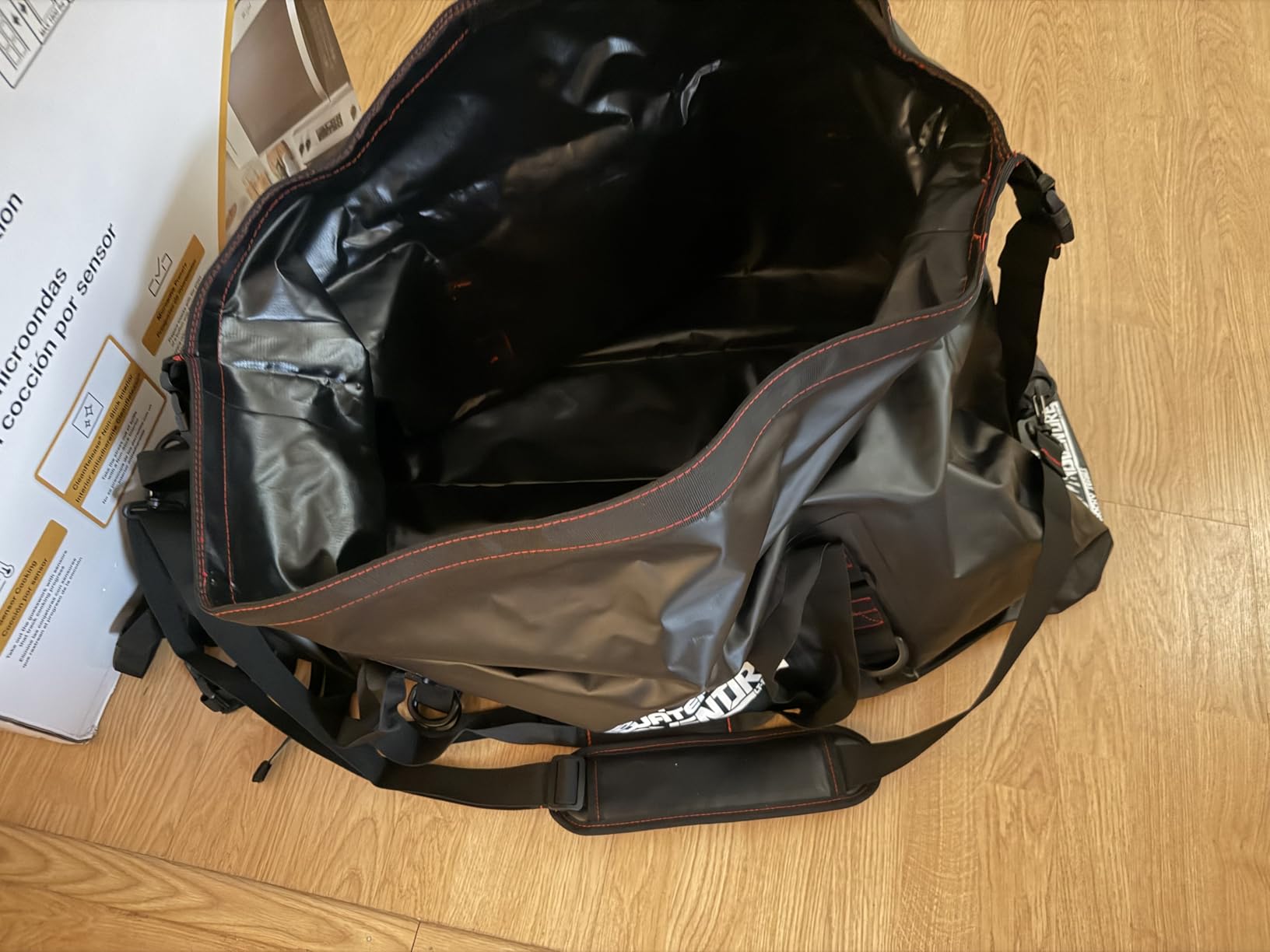 Dry Water Adventure Waterproof Duffel Bag 120L - Marine Grade Dry Bag with Tie Down Straps for Motorcycle Touring, Boating, Camping | Roll Top Seal customer photo 1