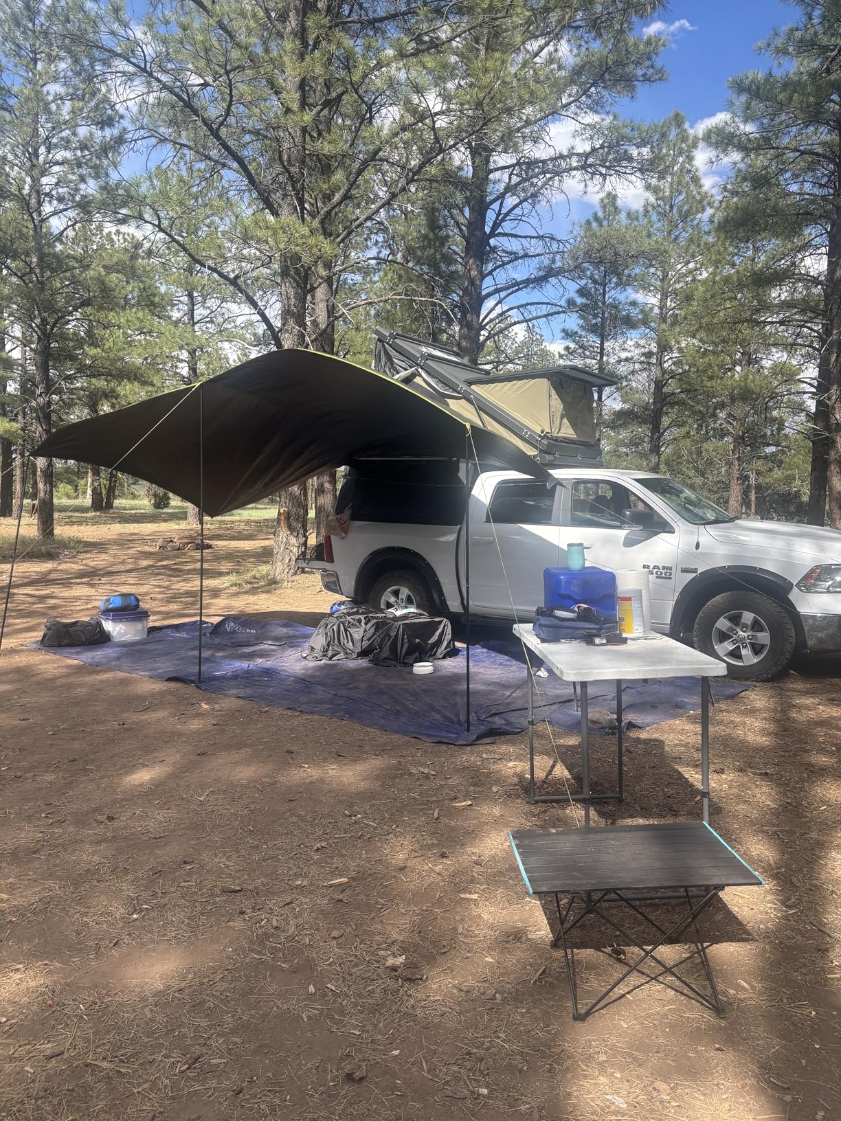 TIMBER RIDGE Blackout Coating Car Awning, 19x9.8ft customer photo 2