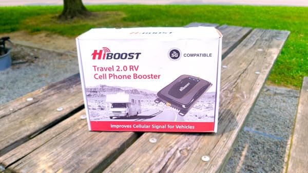 HiBoost RV Cell Phone Signal Booster | Travel 2.0 RV Booster Kit | Boost 4G & 5G LTE | for All U.S. Carriers - Verizon T-Mobile AT&T and More, RV Camper Camping Cell Signal Booster FCC Approved customer photo 1