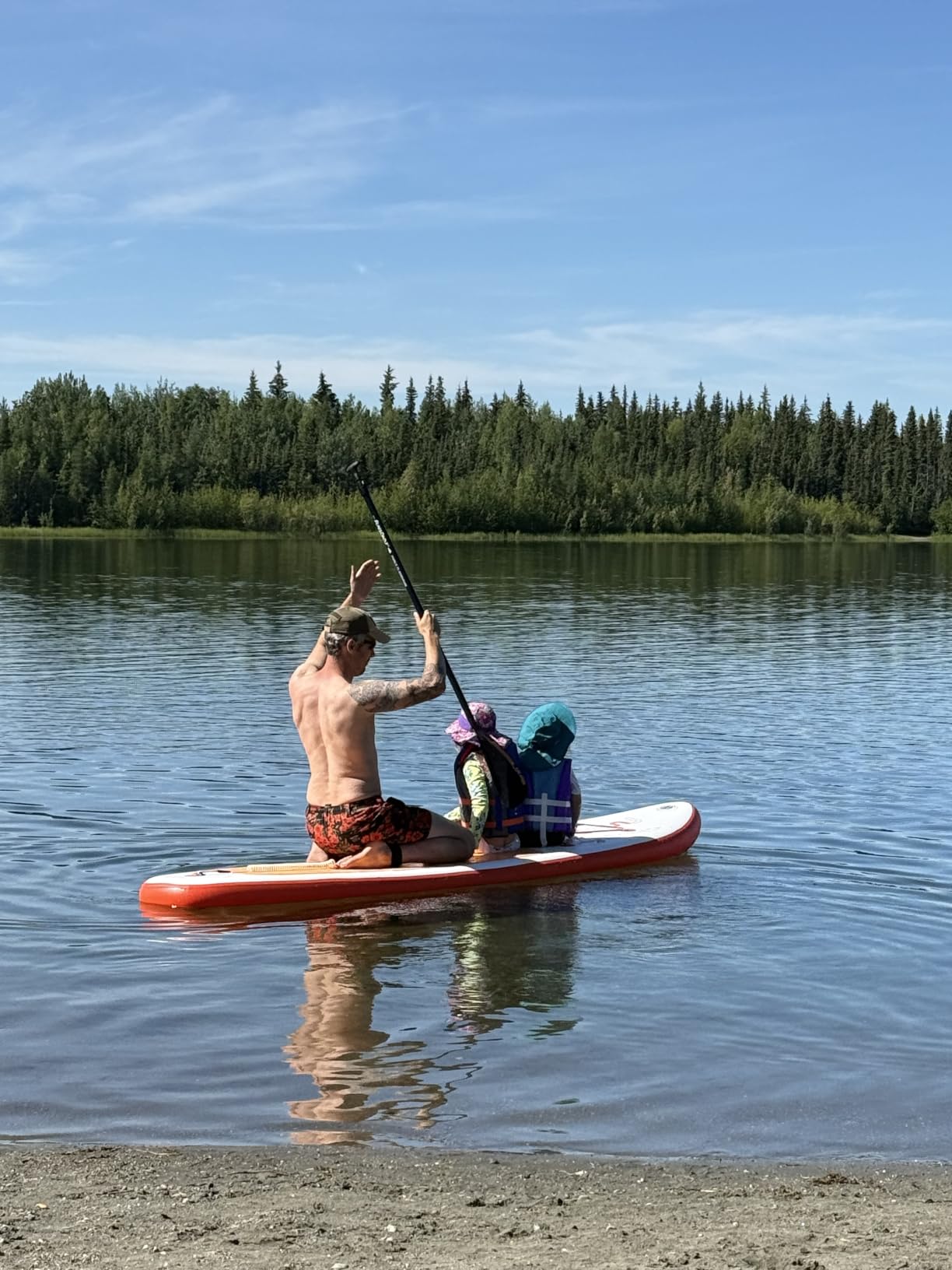 FunWater Inflatable Stand Up Paddle Board with Beginners SUP Accessories, Anti-Slip EVA Deck, Versatile Yoga/Big Fin Inflatable Paddle Boards for Adults & Youth of All Skill Levels customer photo 1