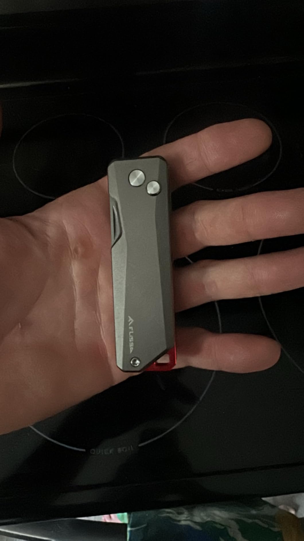 FLISSA Advanced Titanium Utility Knife, CNC Unibody, Lightweight All Metal Folding Box Cutter, Quick Change Blade Razor Knife, Ideal Gifts for Men Women, with 10 Extra Blades customer photo 2