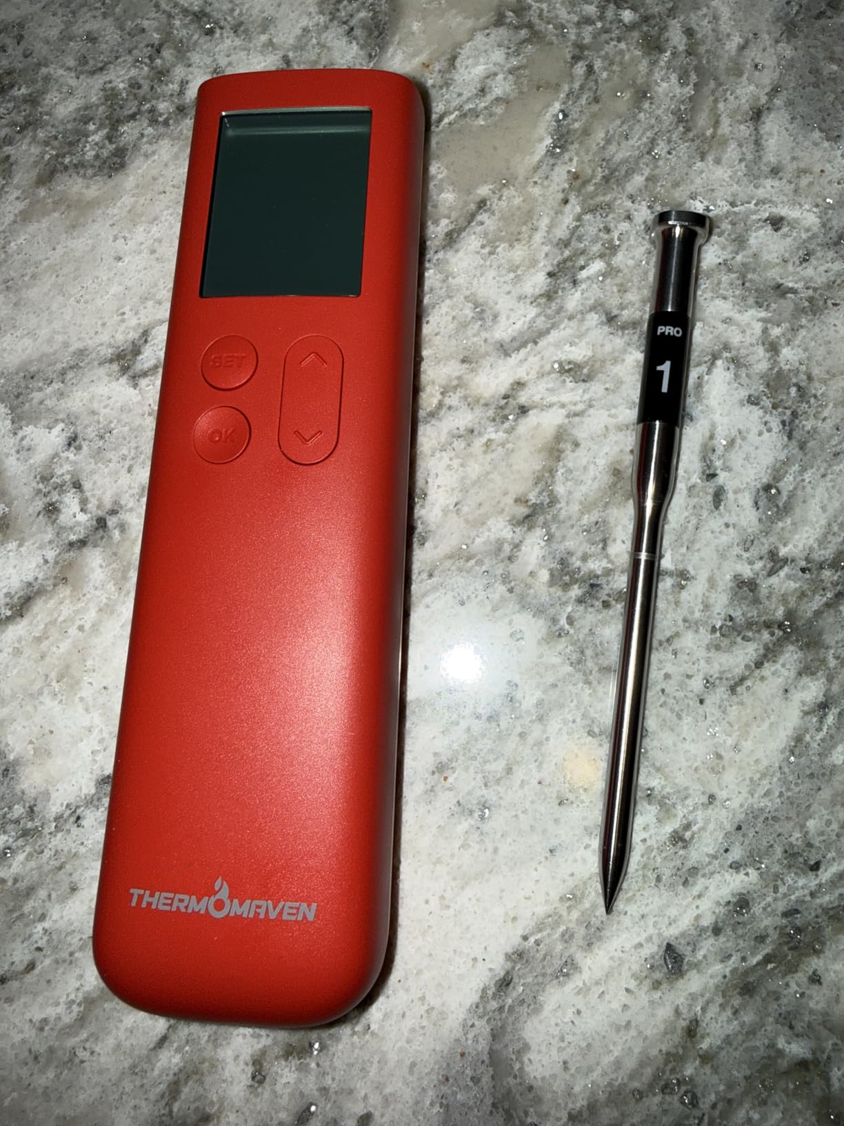 ThermoMaven Sub-1G Smart Wireless Meat Thermometer with Standalone Base | 10X Enhanced Signal and Stability customer photo 1