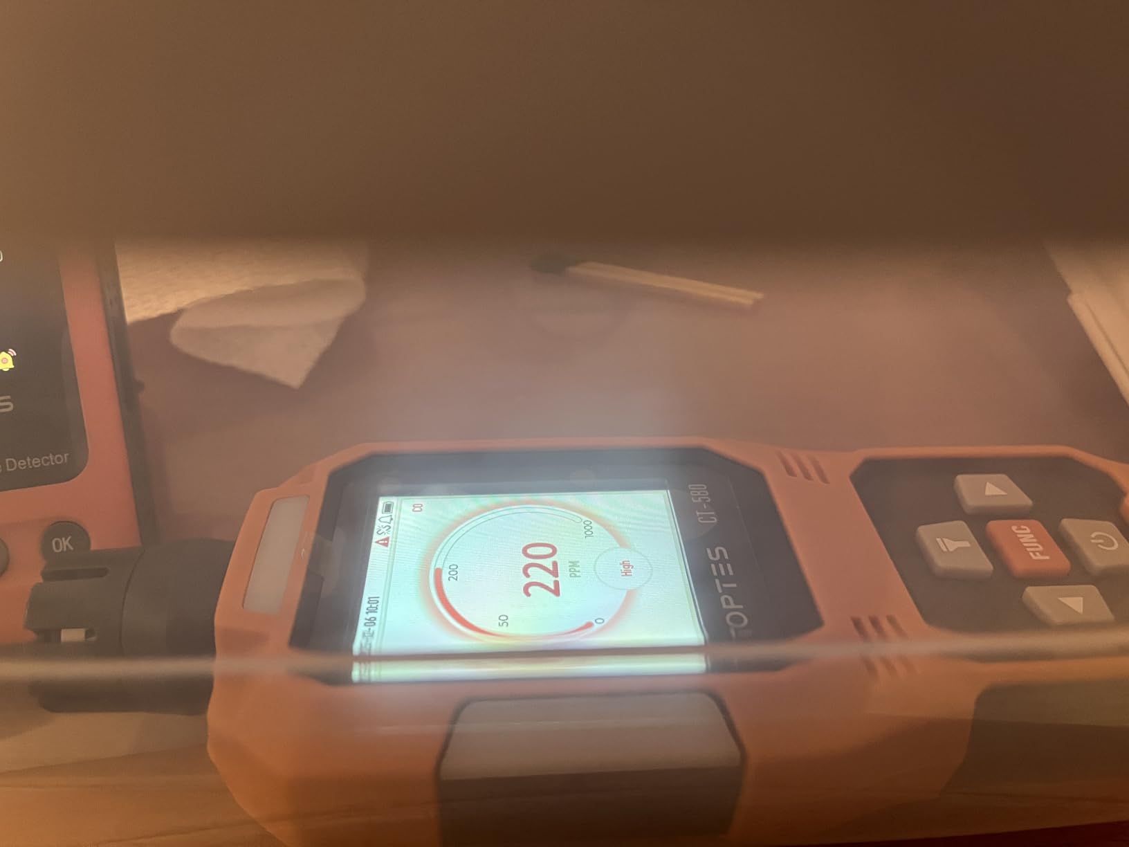 TOPTES CT-580 Portable Carbon Monoxide Detector, Rechargeable CO Detector with Vibration, Visual & Audible Alarms, 0-1000PPM, TFT Color Display for Home, Camping, Travel, Industrial & Professional Use customer photo 2