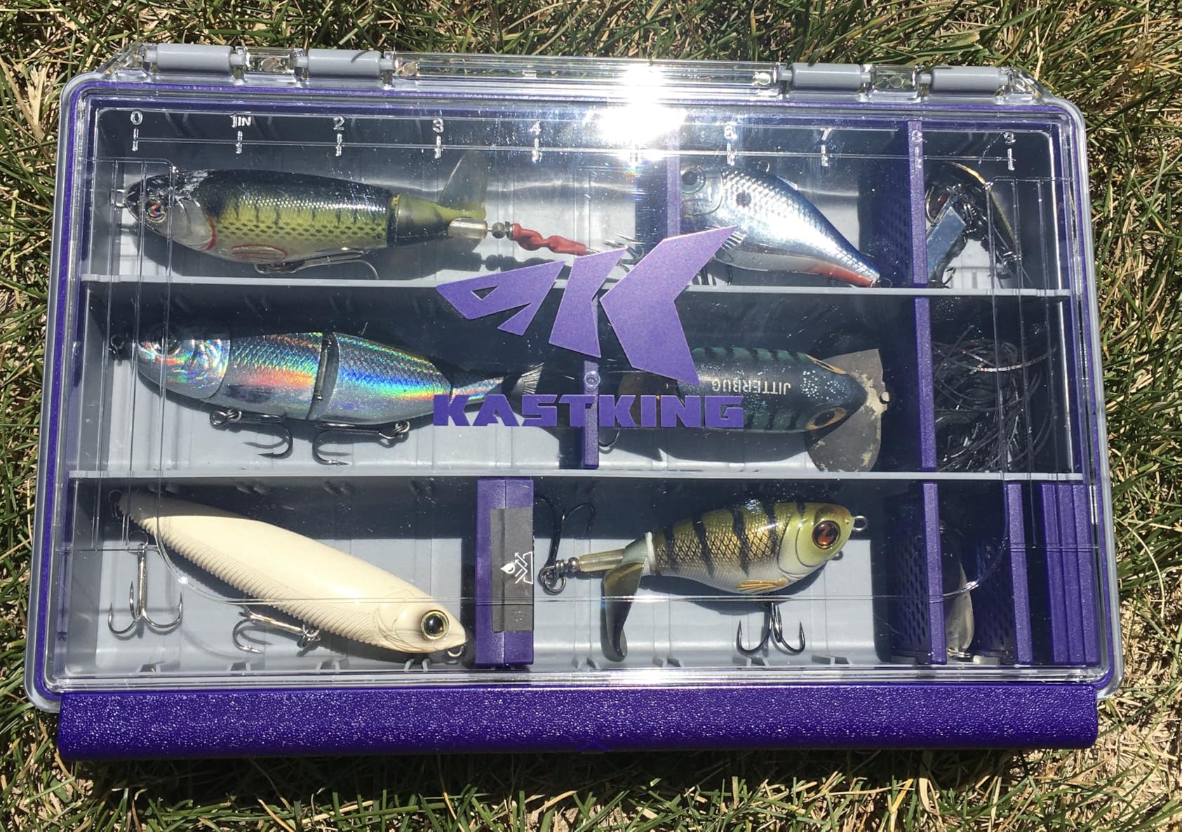 KastKing HyperSeal Waterproof Tackle Box, 3600 and 3700 Tackle Trays, Fishing Tackle Box Organizer with Removable Dividers, Lure Box and Terminal Tackle Storage, Black customer photo 1