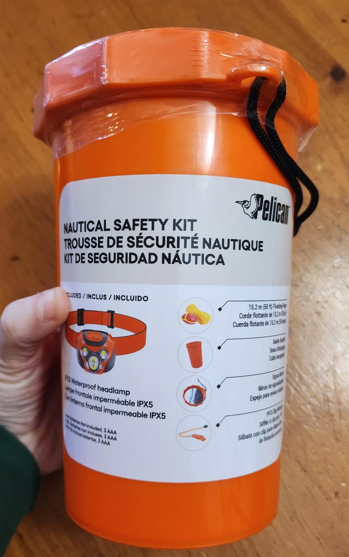 Pelican Nautical Safety Kit for Paddle Sports, Water Sport & Boating - Orange customer photo 1