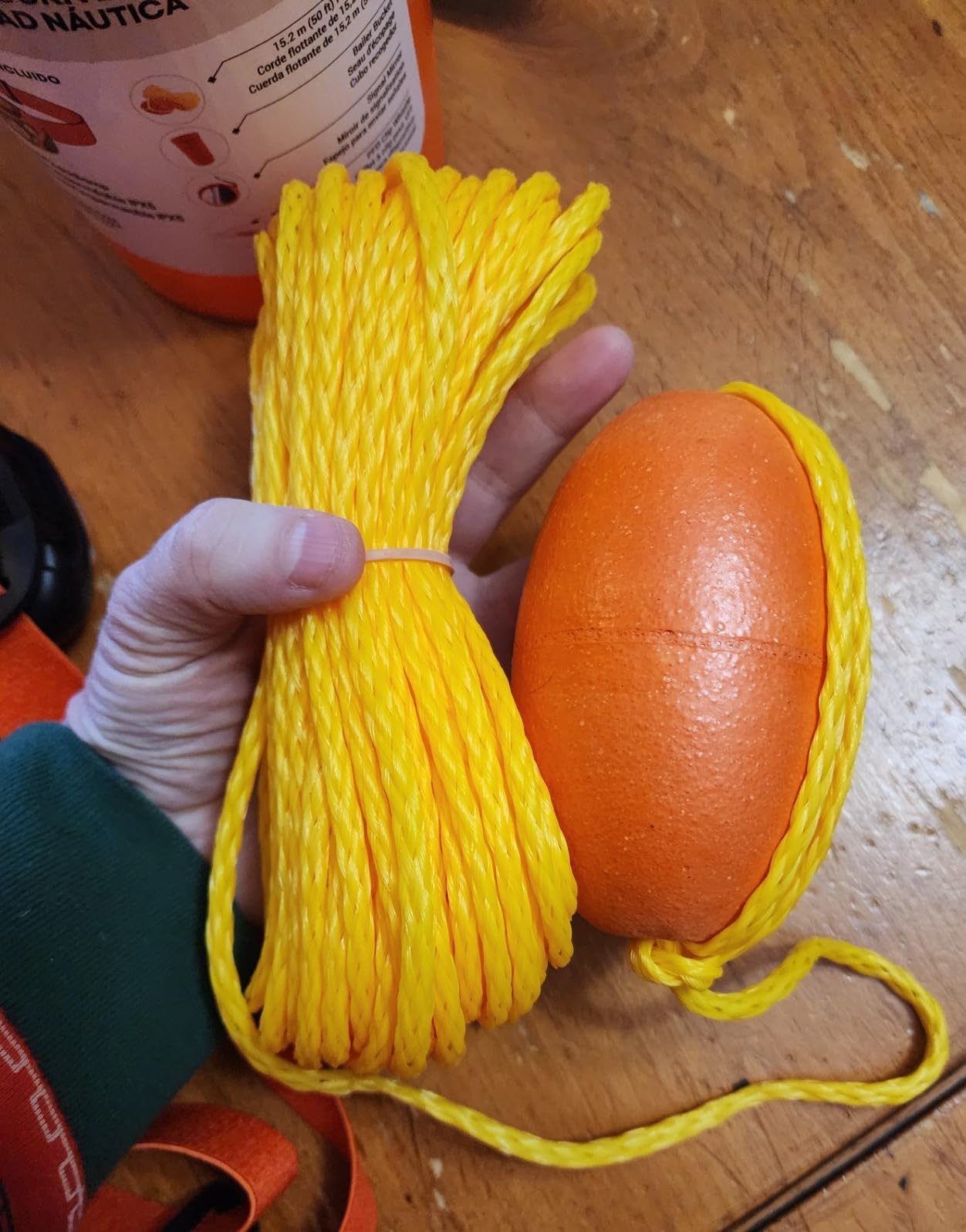 Pelican Nautical Safety Kit for Paddle Sports, Water Sport & Boating - Orange customer photo 2