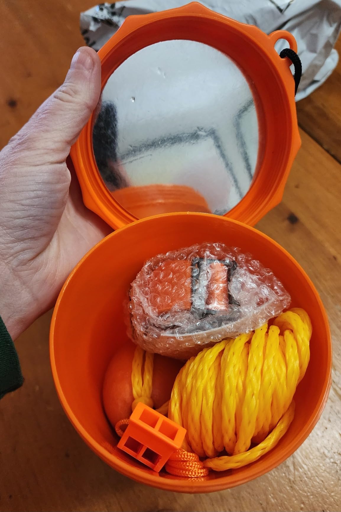 Pelican Nautical Safety Kit for Paddle Sports, Water Sport & Boating - Orange customer photo 3