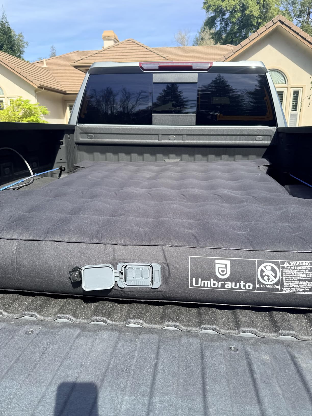Umbrauto Air Mattress for 5.5-5.8 ft Full-Size Short Truck Beds, Inflatable Truck Tent Airbed with Pump, Pickup Camper Air Bed for Camping customer photo 2