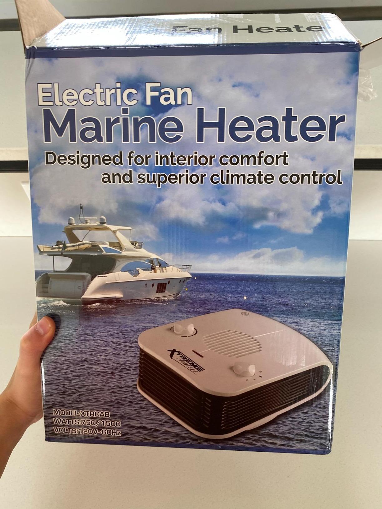 Xtreme Heaters Boat, Cabin & RV Heater | Overheat Protection, Tip-Over Protection, Portable customer photo 1