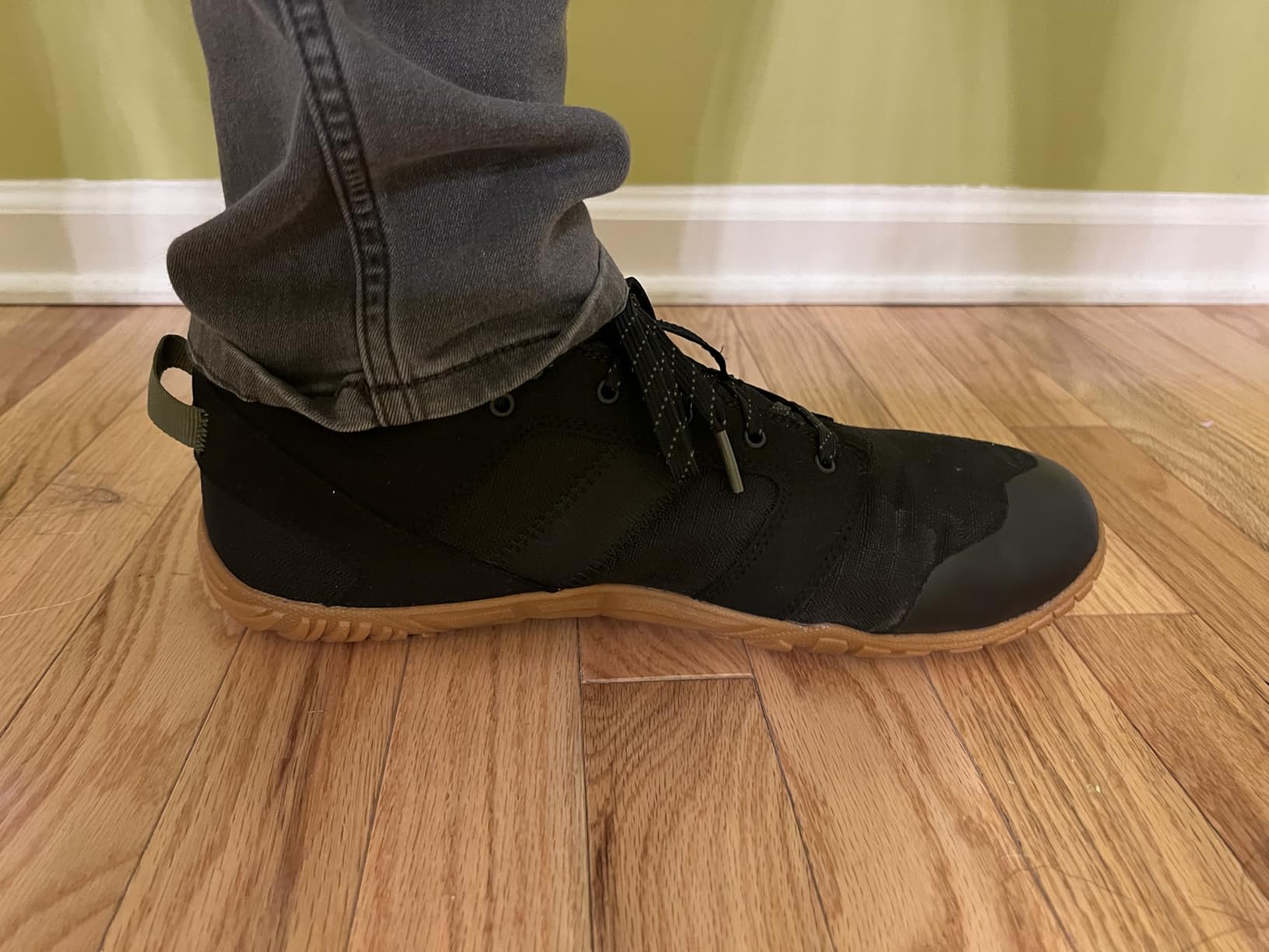 Belleville Mini-Mil Hiking Barefoot Shoes for Men, Zero Drop, Wide Toe Box | Zero Drop, Roomy Forefoot Mens Shoes, Oil & Slip-Resistant Outsole, 2mm Shock-Diffusing Barefoot Shoes Men, Breathable Mesh customer photo 2
