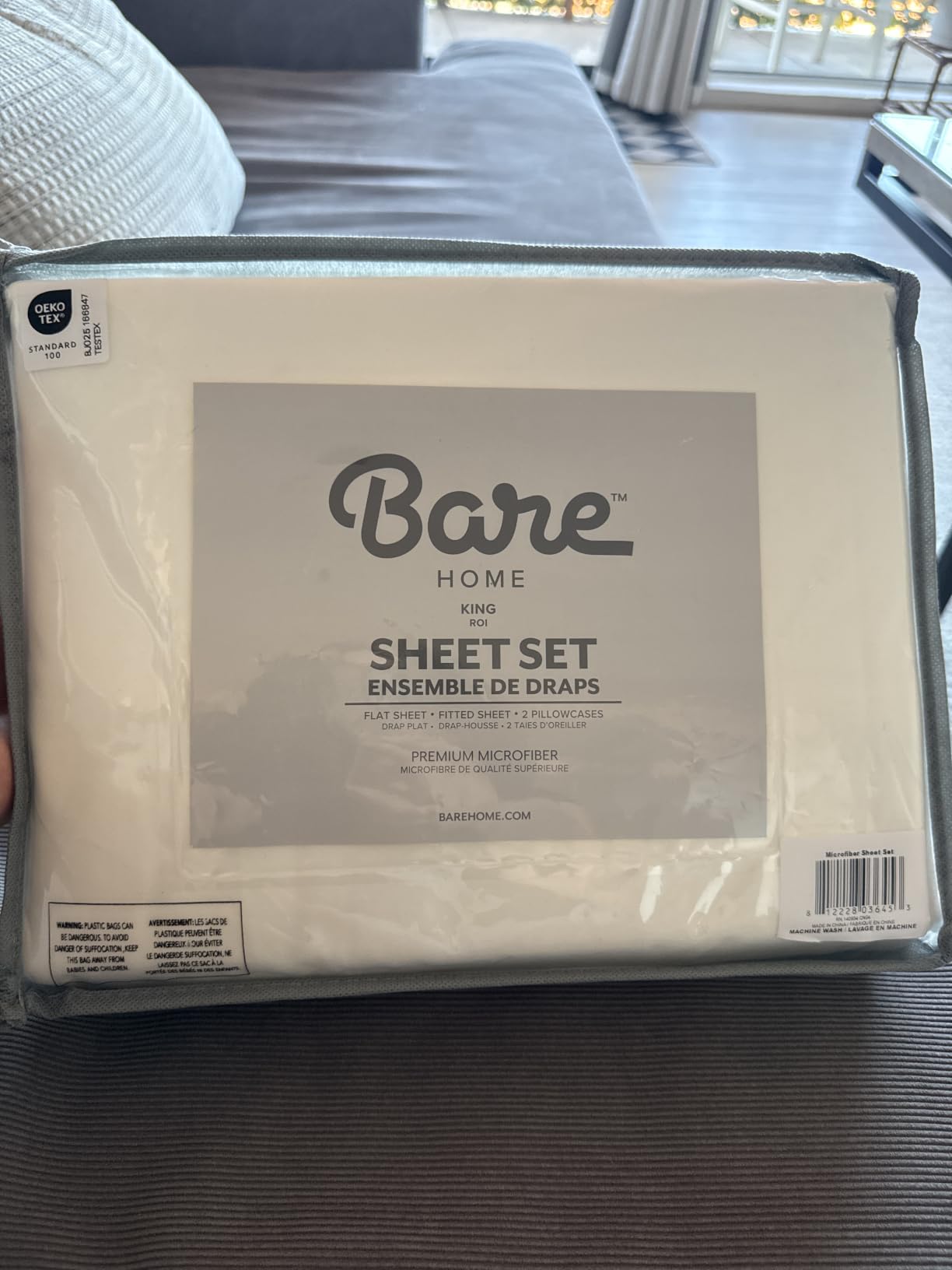 Bare Home RV Bunk Sheet Set - 1800 Ultra-Soft (30x75), Grey | Deep Pockets 6 to 15 Inches, Breathable, Hypoallergenic, Hotel Luxury, Easy Fit, Soft, All-Season customer photo 2