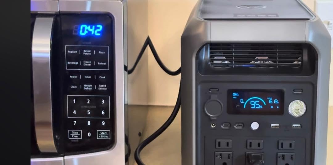 DABBSSON Portable Power Station 2000L, 2048Wh Semi-Solid LiFePO4 Battery, 2200W AC Output, 3300W Power Boost, 1 Hr Fast Charge, Solar Generator for Home Backup, Camping & RVs customer photo 1