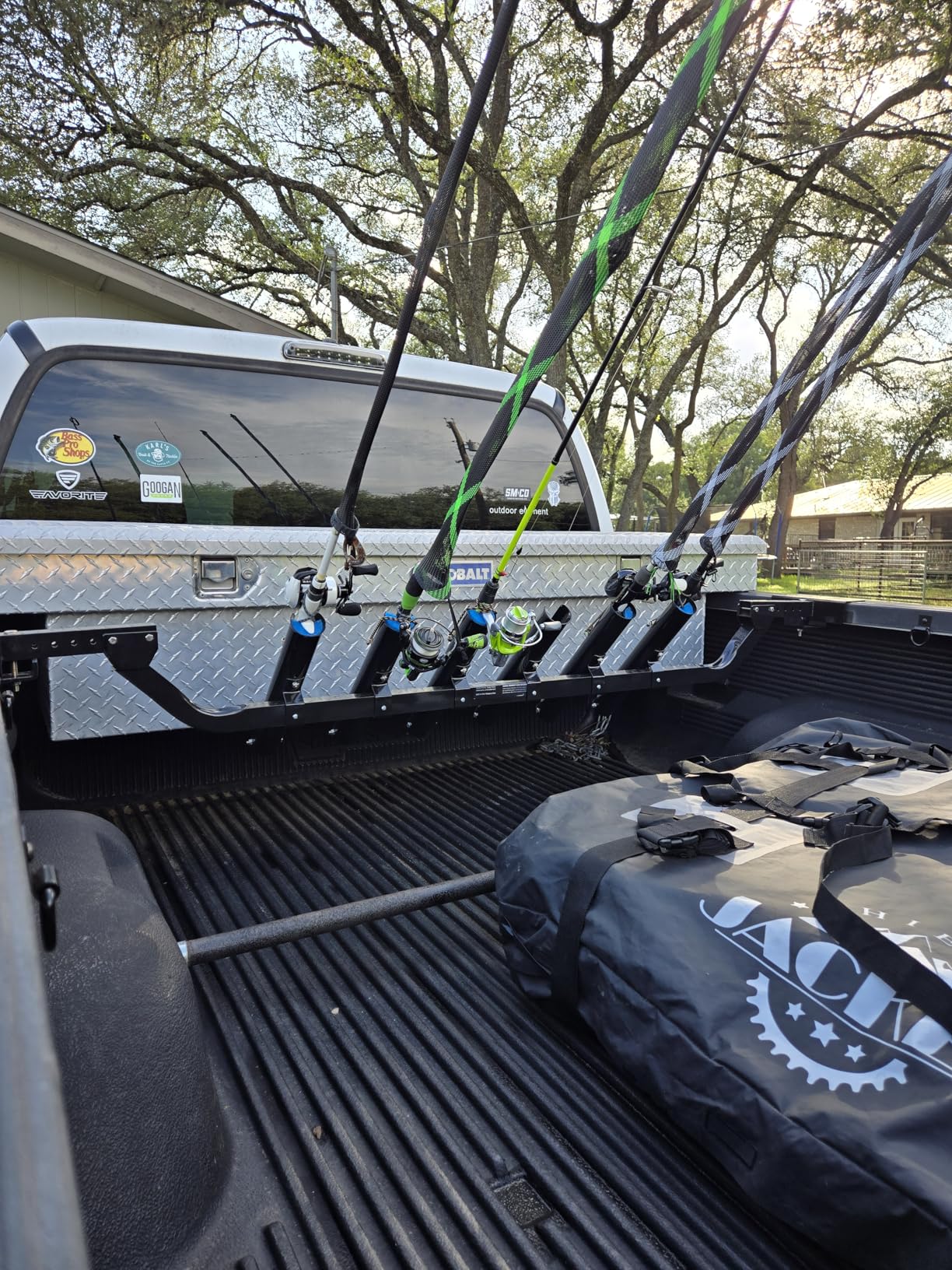CUDA FIXED TRUCK BED FISHING ROD RACK customer photo 1
